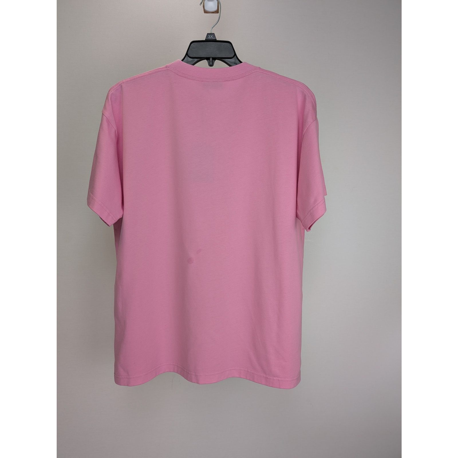 Balenciaga o1rshd1 BB Paris Icon Vintage Jersey Strass T-Shirt in Pink Size US XL / EU 56 / 4 - 7 Thumbnail