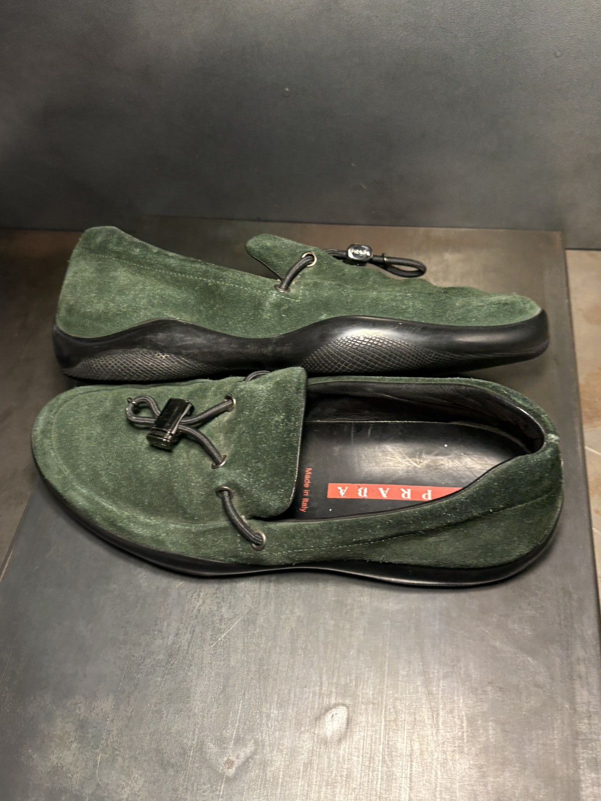 Prada Vintage Prada Sport Sneakers 2000s 1990s America's Cup Suede Size US 8.5 / IT 38.5 - 1 Thumbnail