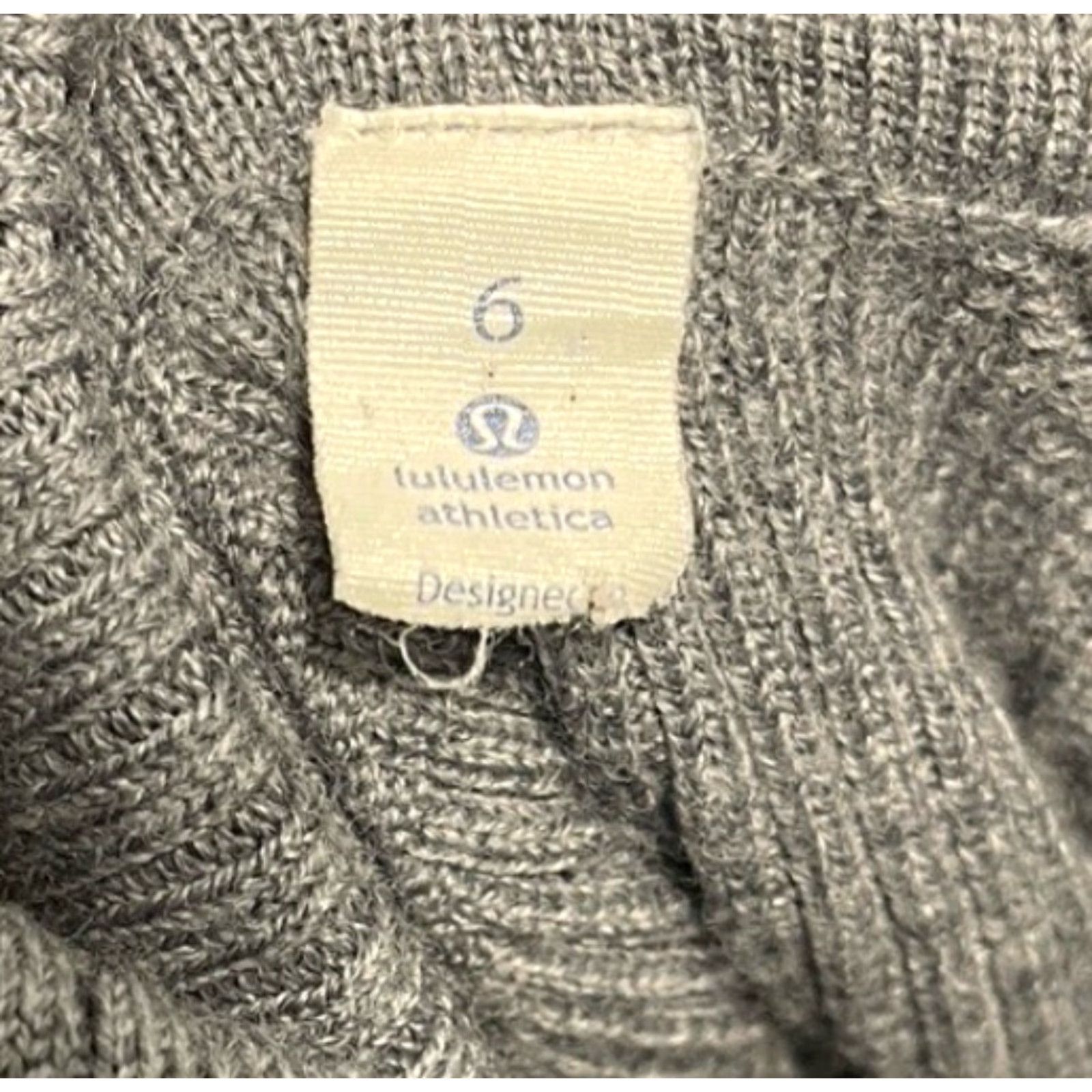Lululemon Lululemon Sweat And Savasana Sweater Size 6 Women Gray Merino Wool Turtleneck Long Sleeve Thumb Holes Pockets Logo Pullover casual Winter Fall Size M / US 6-8 / IT 42-44 - 7 Thumbnail