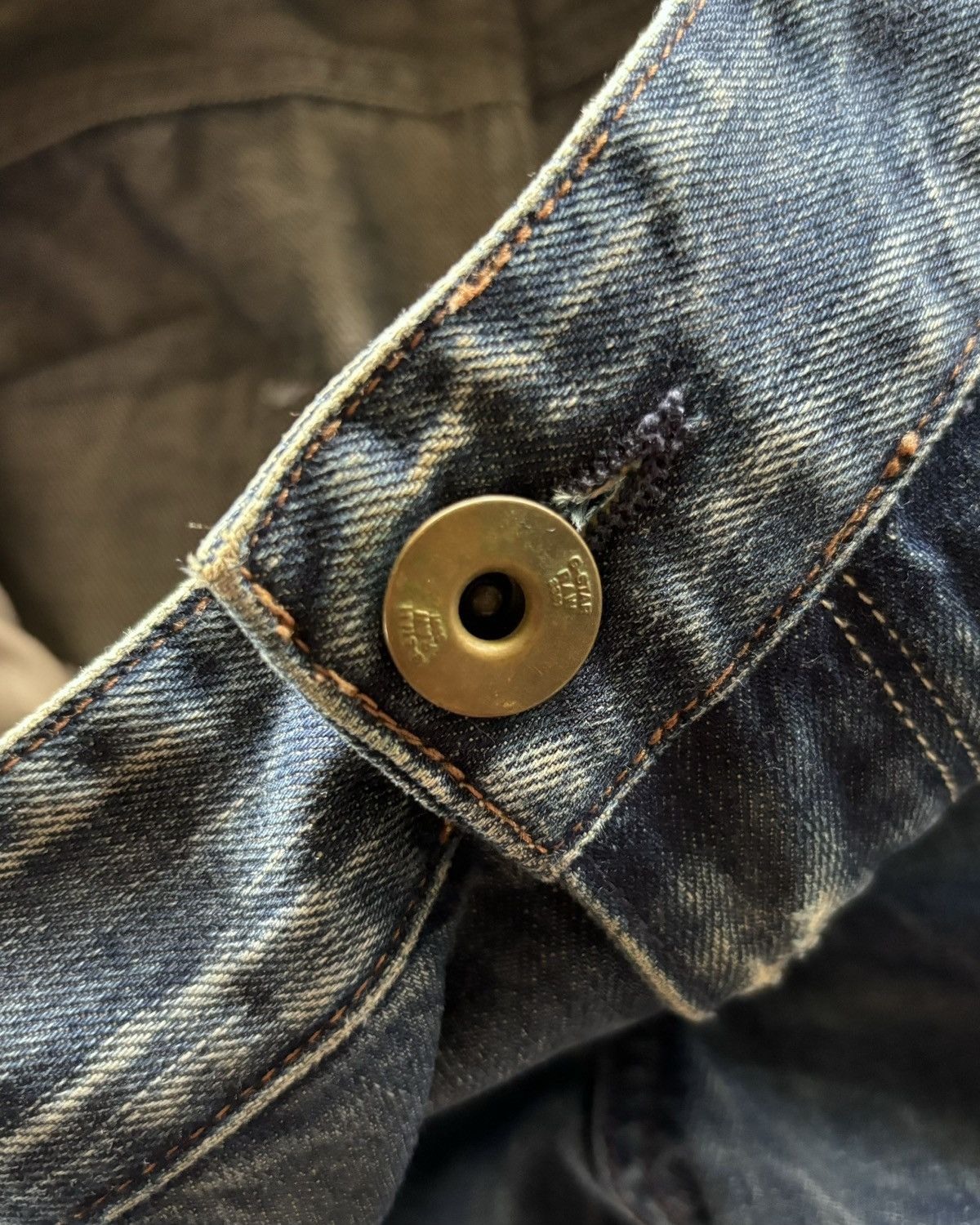 G-Star Gstar Raw Denim J Cut Mud Wash Distressed Denim Pants Size US 30 / EU 46 - 5 Thumbnail