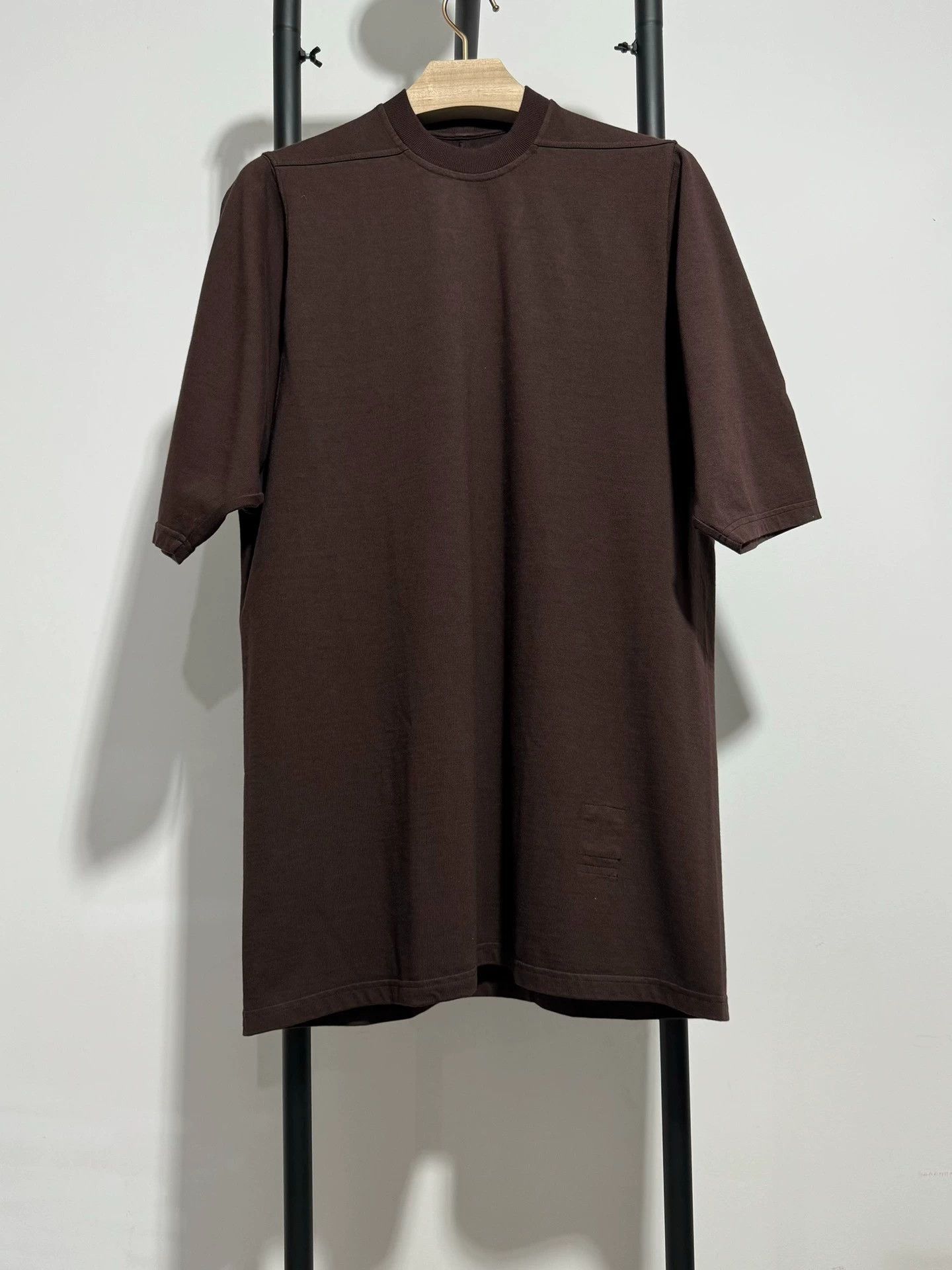 Rick Owens Rick Owens RO Oversized Short-Sleeve S MID-WEIGHT Tee Size US S / EU 44-46 / 1 - 1 Thumbnail