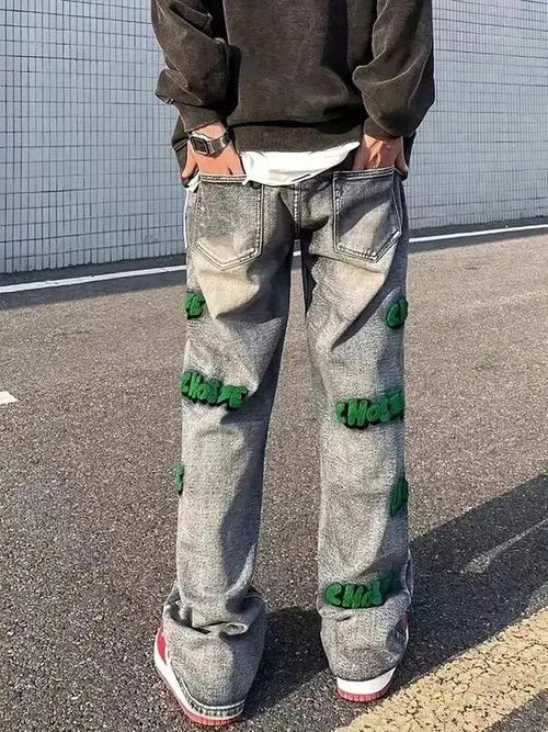 Other VINTAGE denim jeans Y2K baggy RAP Size US 36 / EU 52 - 3 Thumbnail