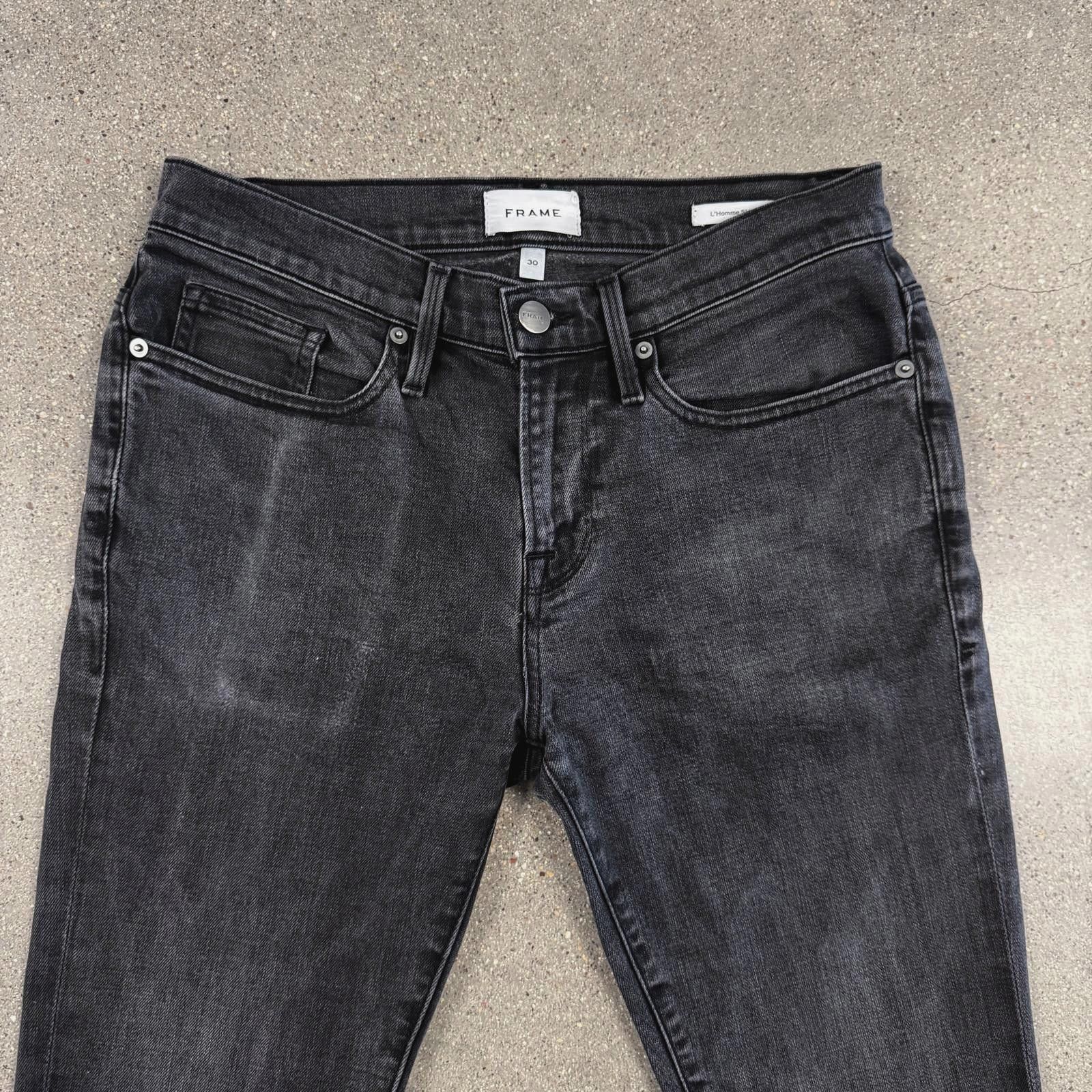 Frame FRAME L'Homme Skinny Jeans - Black - 30 Size US 30 / EU 46 - 5 Thumbnail