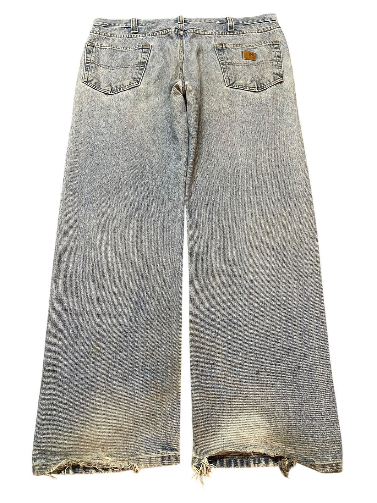 Carhartt Vintage Carhatt Mud Faded Wash Distress Baggy Jeans Size US 38 / EU 54 - 2 Thumbnail