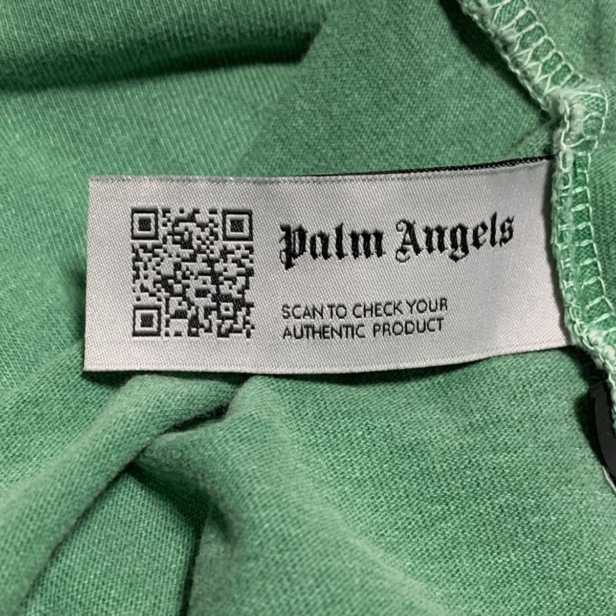 Palm Angels Palm Angels Medium Bear Head Green Tee Distressed Size US M / EU 48-50 / 2 - 7 Thumbnail