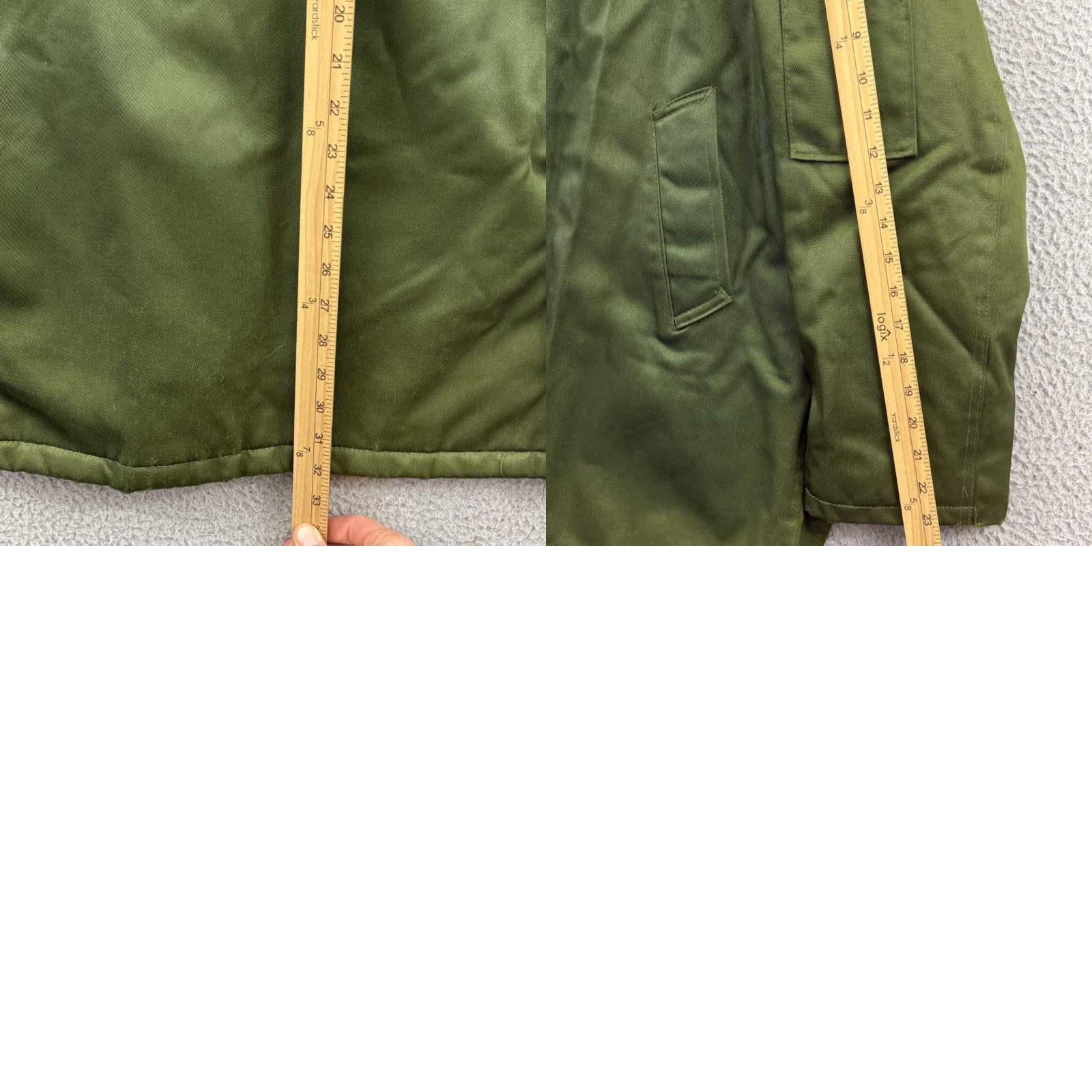 Vintage VINTAGE Army Parka Jacket Men’s Small Green Full Zip 70s Military Talon Size US S / EU 44-46 / 1 - 9 Thumbnail
