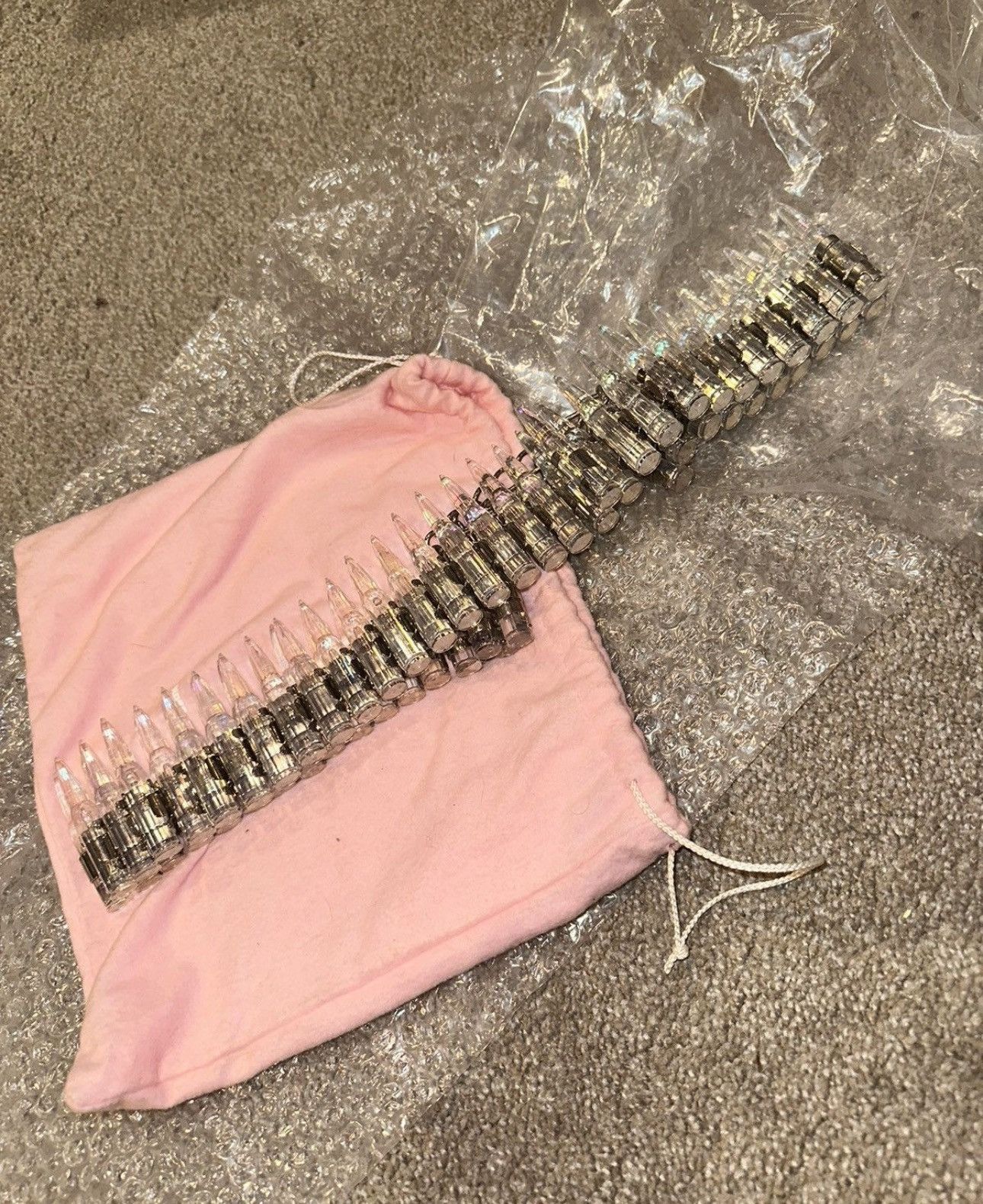 Undercover Undercover Bullet Belt AW2001 Crystal Size ONE SIZE - 6 Thumbnail