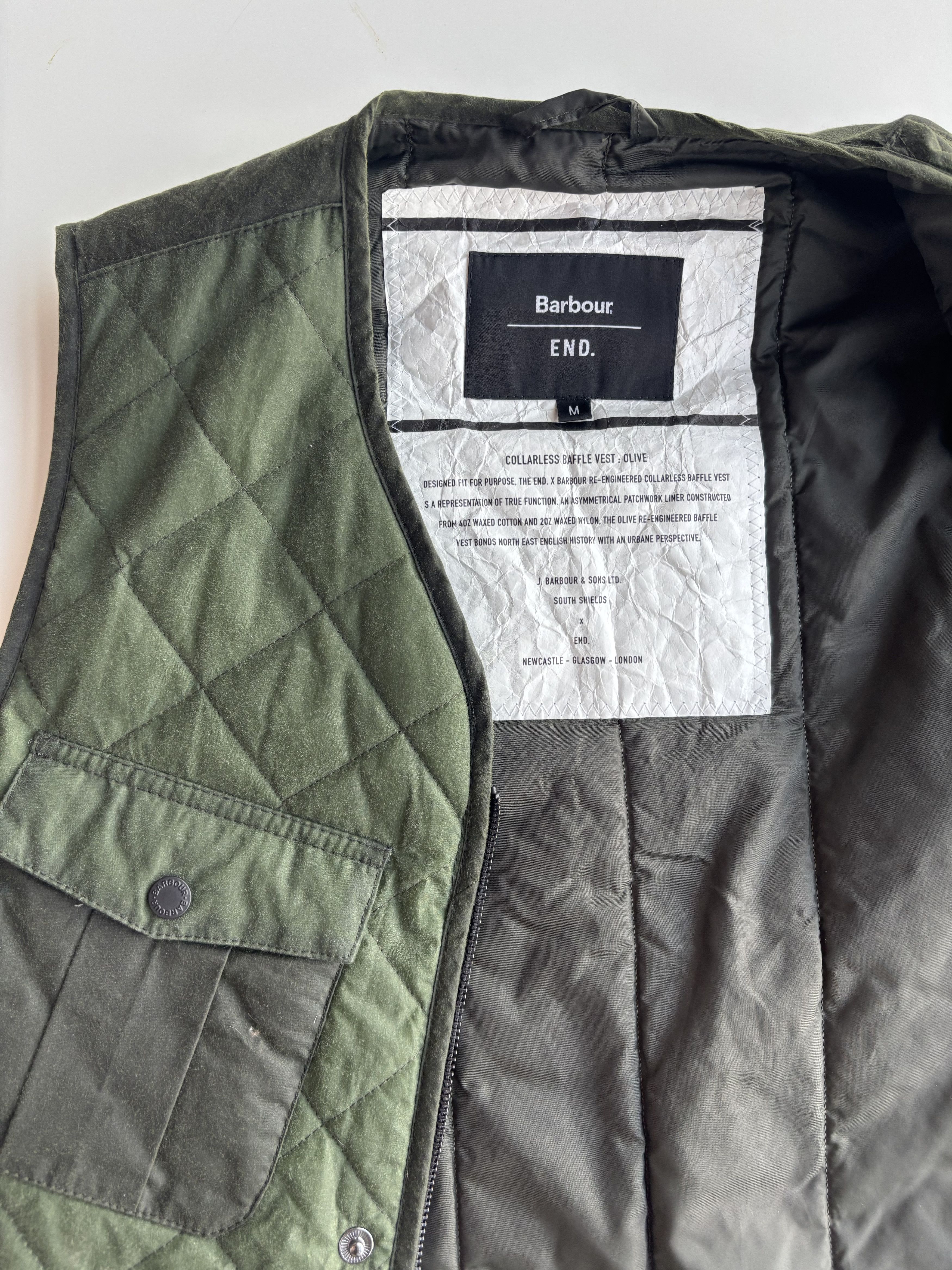 Barbour Barbour × END | Quilted Utility Vest Size US M / EU 48-50 / 2 - 2 Thumbnail