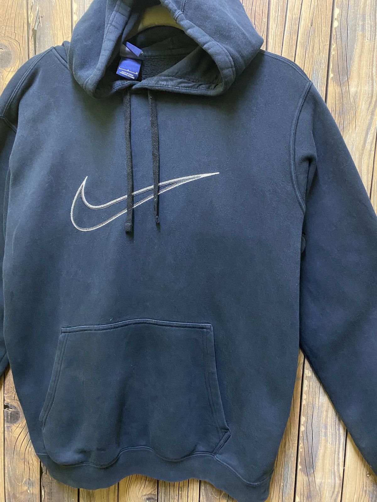 Nike × Sports Specialties × Vintage Vintage nike blue tag big swoosh hoodie Size US L / EU 52-54 / 3 - 4 Thumbnail