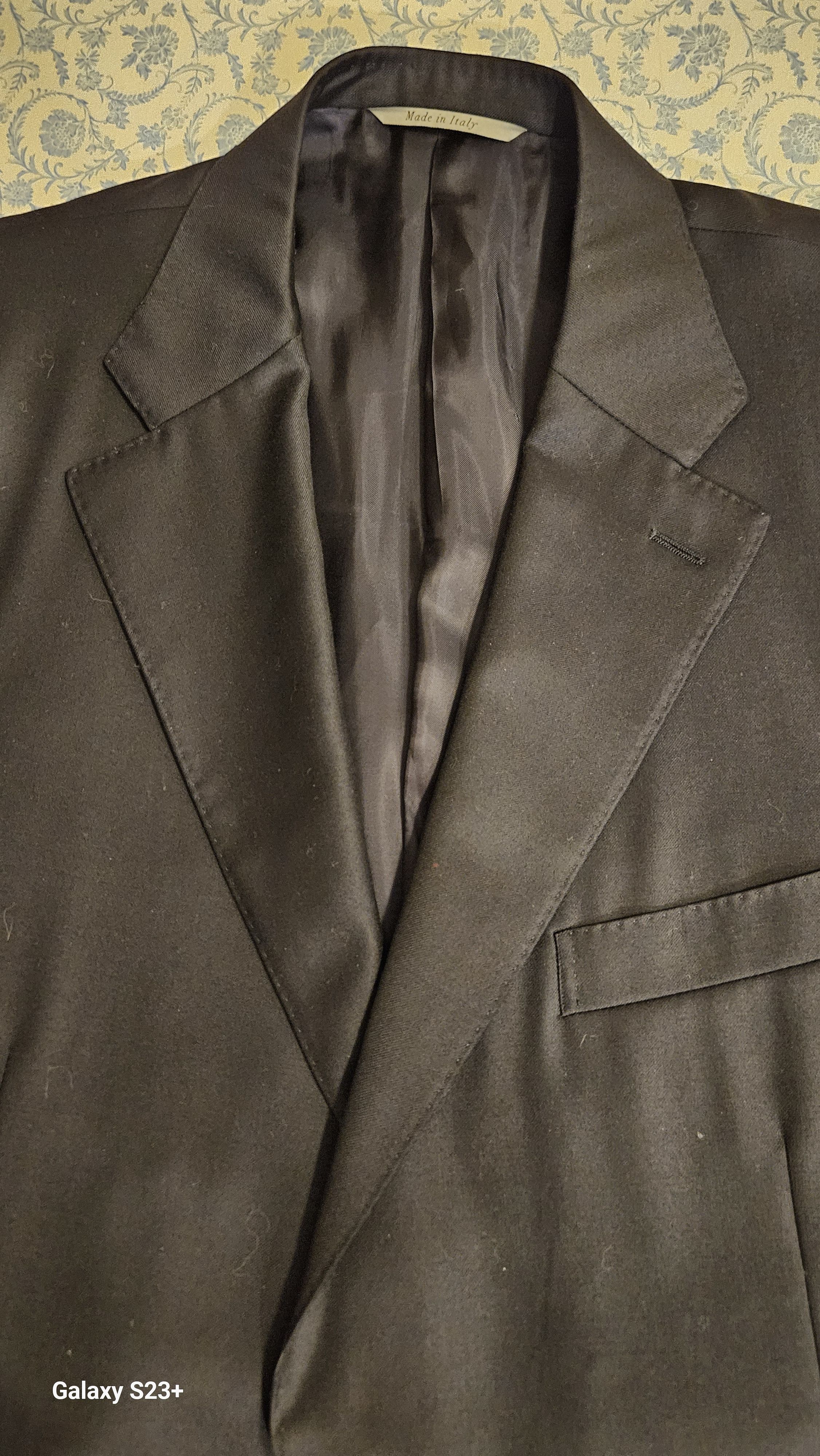 Canali Black Suit Coat by Canali Blazer 48R (US) 58R (EU) Size 48R - 7 Thumbnail