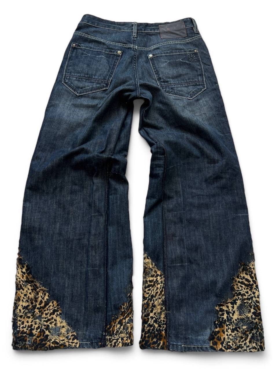 Japanese Brand Vintage Boro Style Avant Garde Jeans Size 34" / US 12 / IT 48 - 2 Thumbnail
