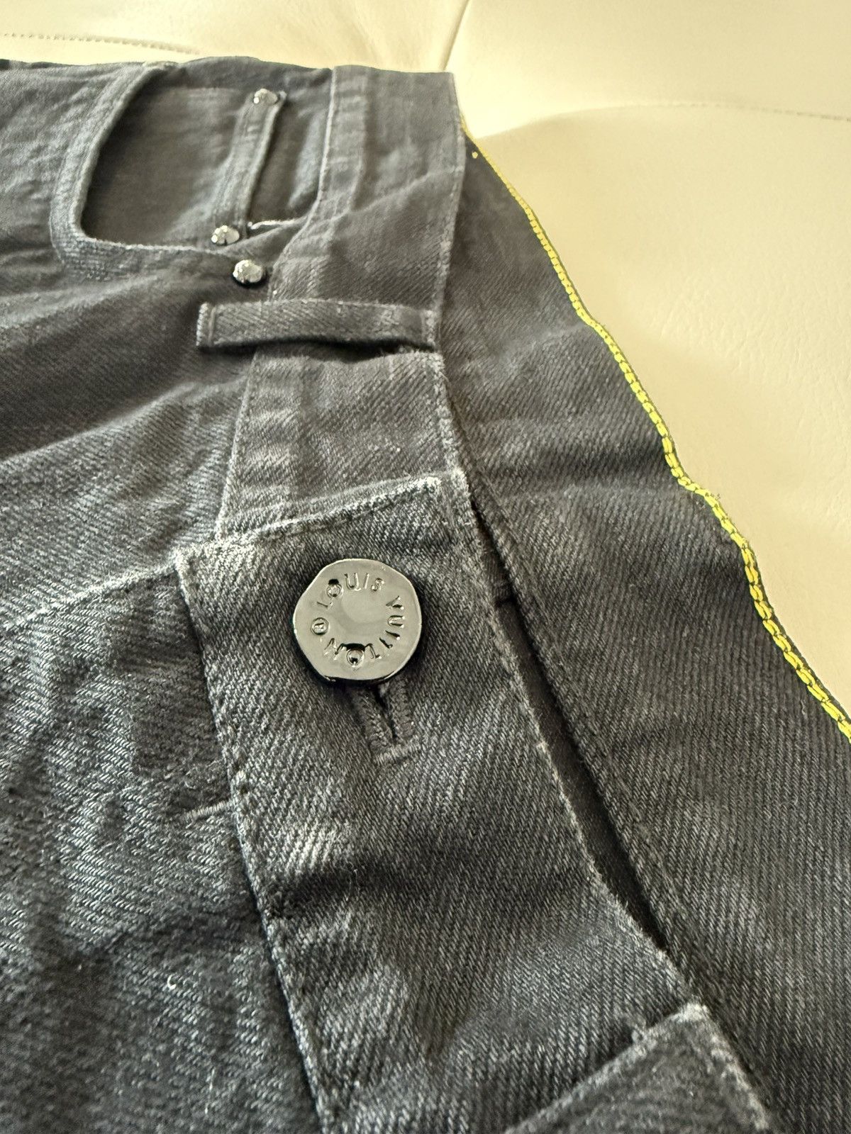Louis Vuitton Louis Vuitton Japanese Denim Black 2023 Virgil Size US 36 / EU 52 - 7 Thumbnail