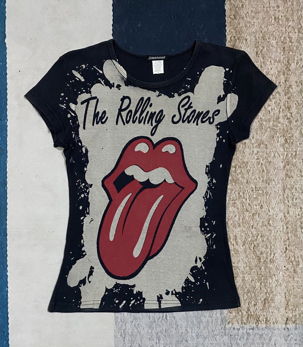 Band Tees × The Rolling Stones Vintage Rolling Stones by Glamhead T-shirt Size XS / US 0-2 / IT 36-38 - 1 Thumbnail