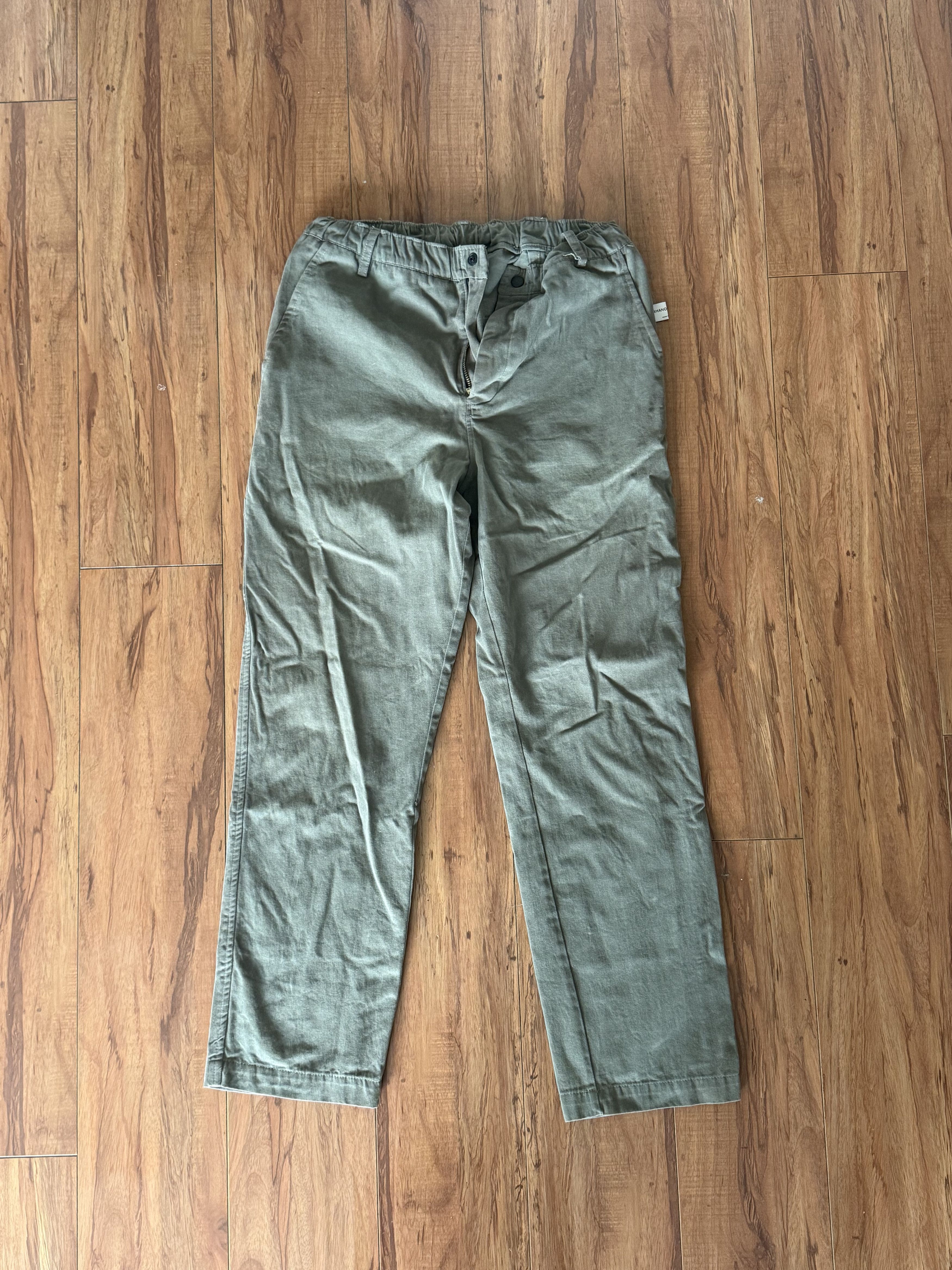 Other Hermanos Koumori Olive Green Canvas Pants Size US 31 - 1 Thumbnail