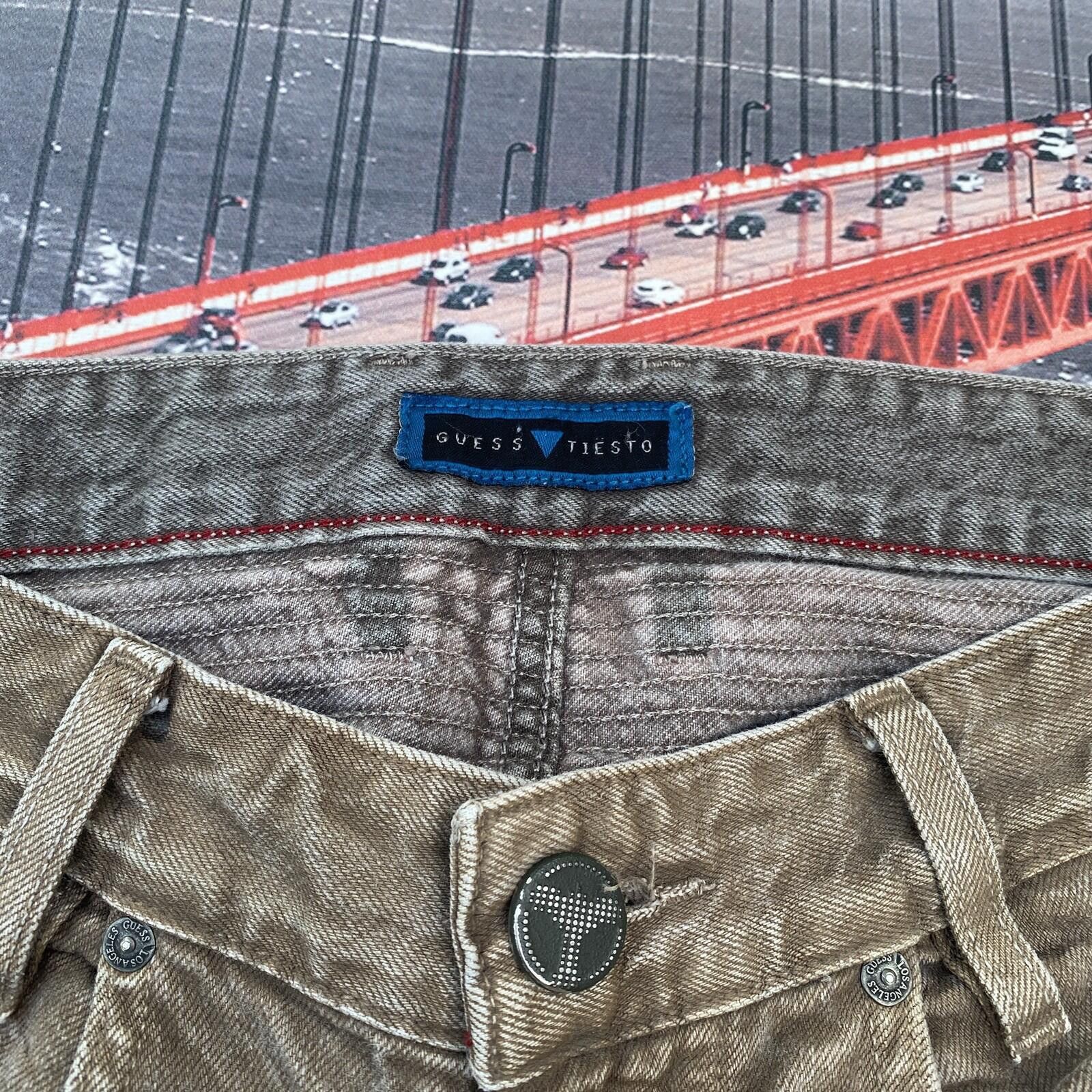 Guess Guess Tiesto Collection Moto Jeans Mens 31 Slim Tapered Size US 38 / EU 54 - 8 Thumbnail