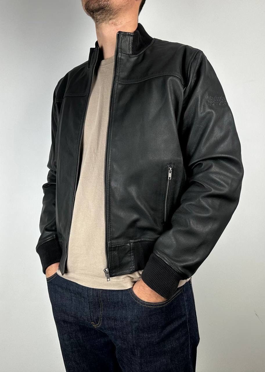 Other Spirit motors biker leather racing jacket size Large Size US L / EU 52-54 / 3 - 1 Thumbnail