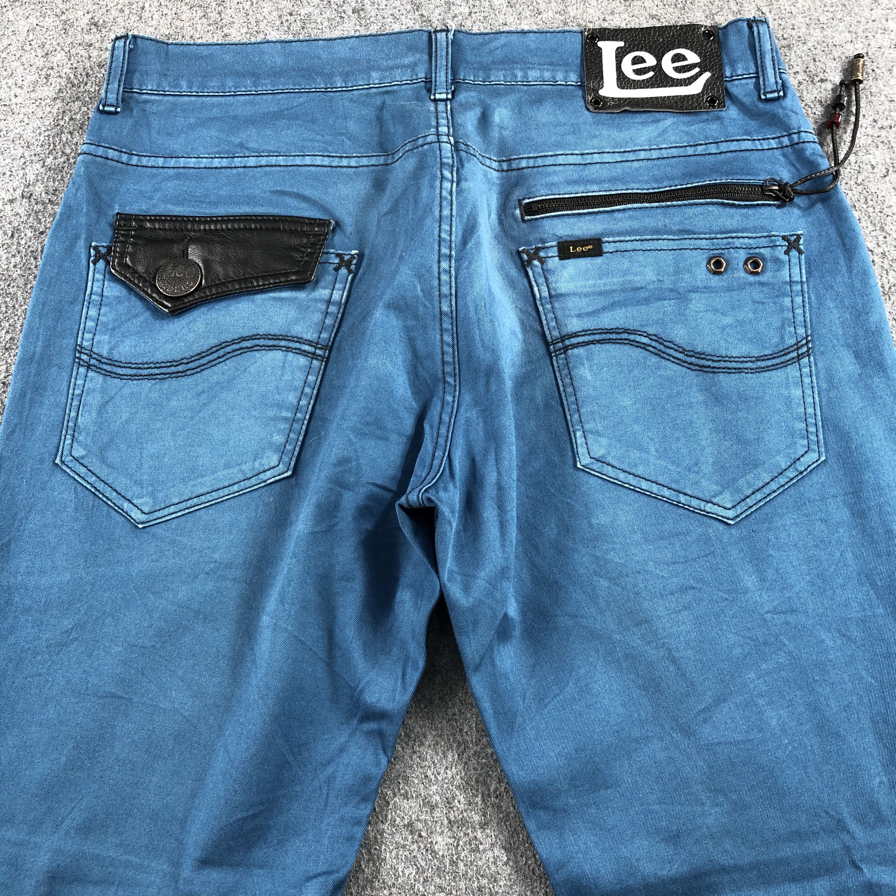 Lee Vintage Blue Wash Lee Jeans-J1817 Size US 34 / EU 50 - 4 Thumbnail