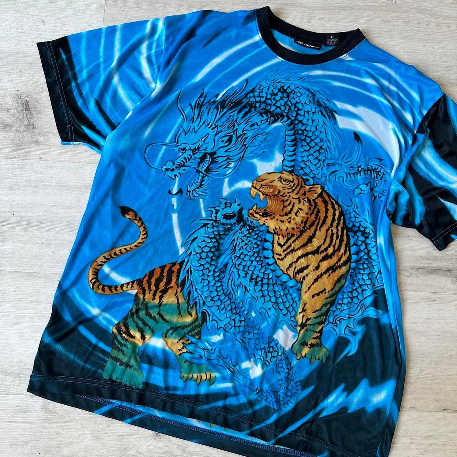 Vintage Vintage 00s No Boundaries Tattoo Jersey Shirt Top Size US XL / EU 56 / 4 - 2 Thumbnail