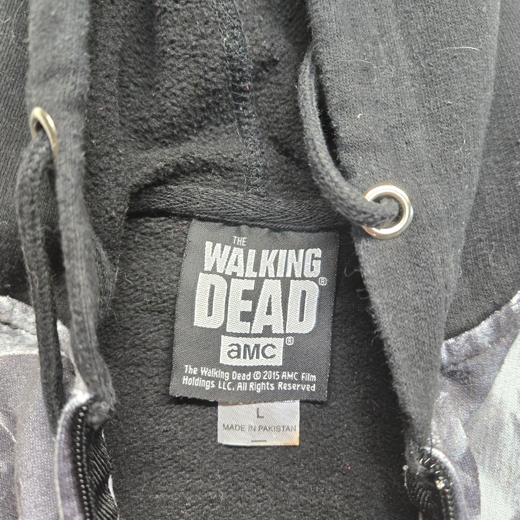 Vintage VINTAGE The Walking Dead Hoodie Daryl Image Sublimation ZIP Large Black Graphic Mens L Hoodie Size US L / EU 52-54 / 3 - 4 Thumbnail