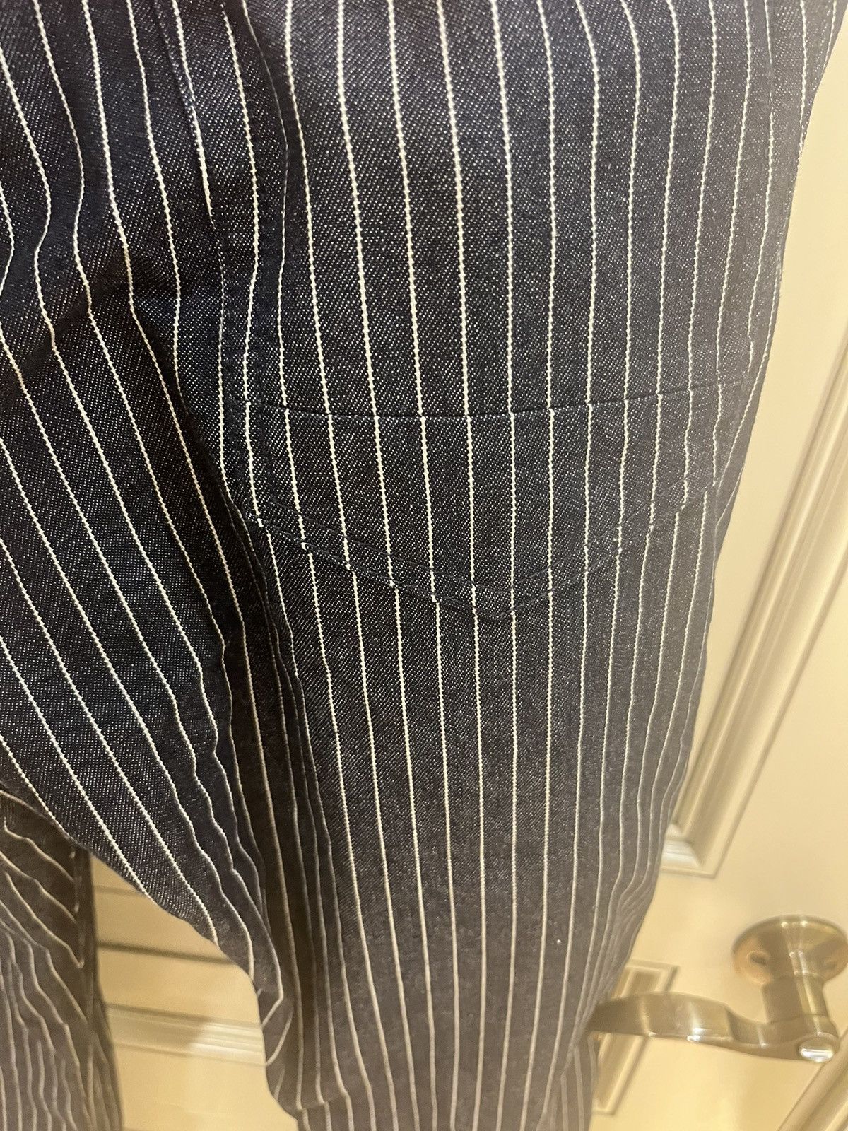 Alexander McQueen striped denim jeans size46 Size US 30 / EU 46 - 11 Thumbnail
