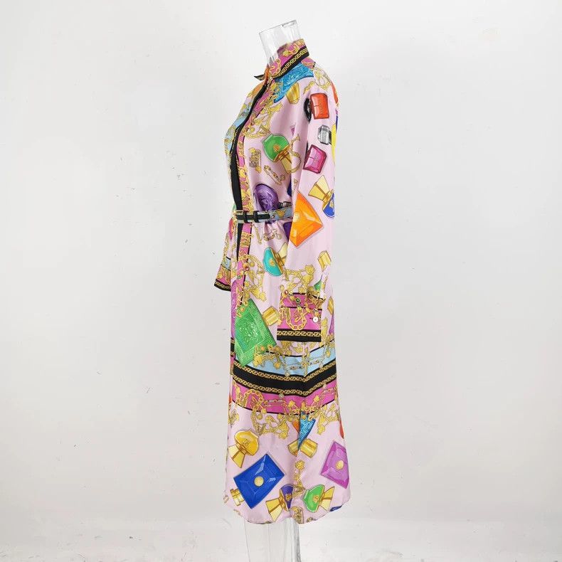 Versace Versace Water bottle print dress Size S / US 4 / IT 40 - 8 Thumbnail