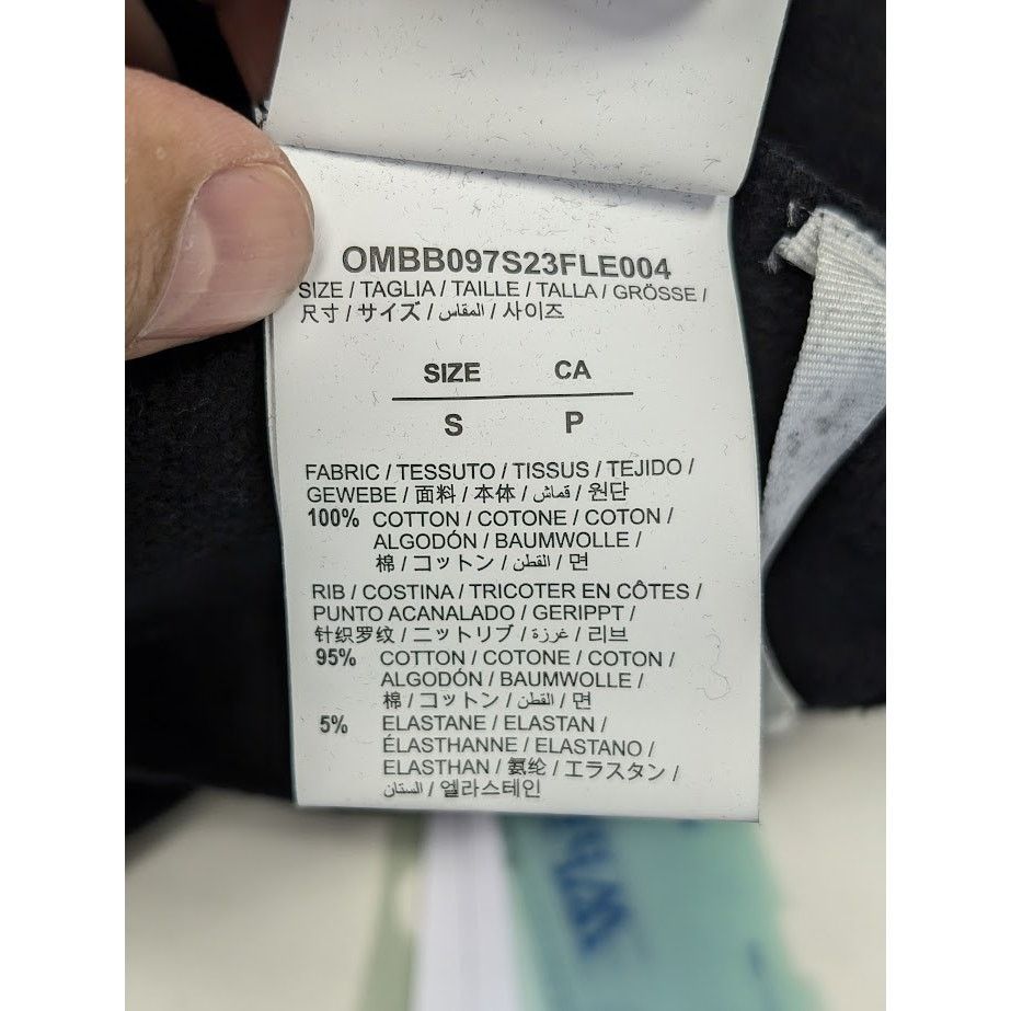 Off-White o1rshd1 Brush Arr Slim Hoodie in Black Multicolor Size US S / EU 44-46 / 1 - 12 Thumbnail
