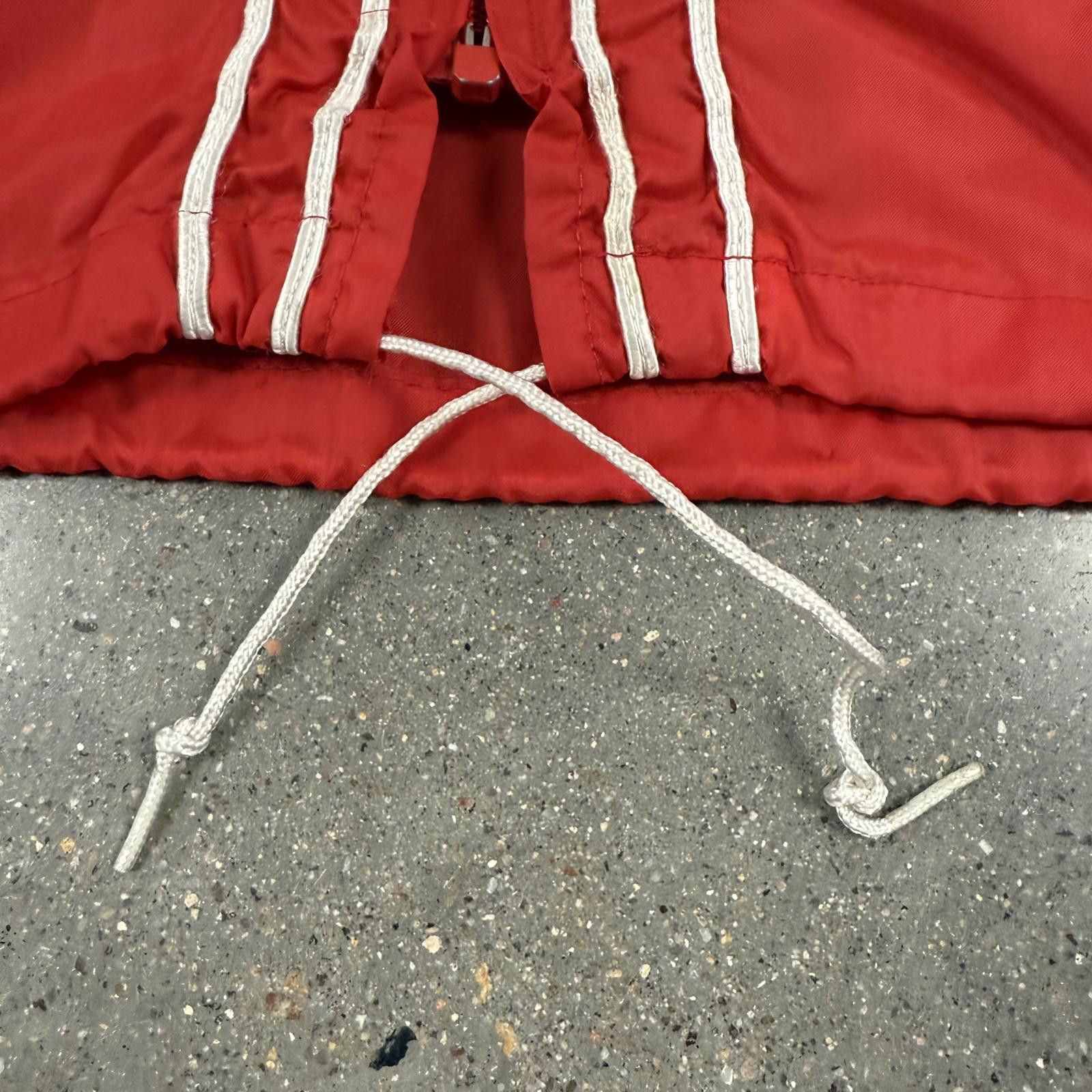 DuPont Vtg 60s DUPONT Hot Rod / Surf Red Nylon Jacket L RARE Size US L / EU 52-54 / 3 - 3 Thumbnail