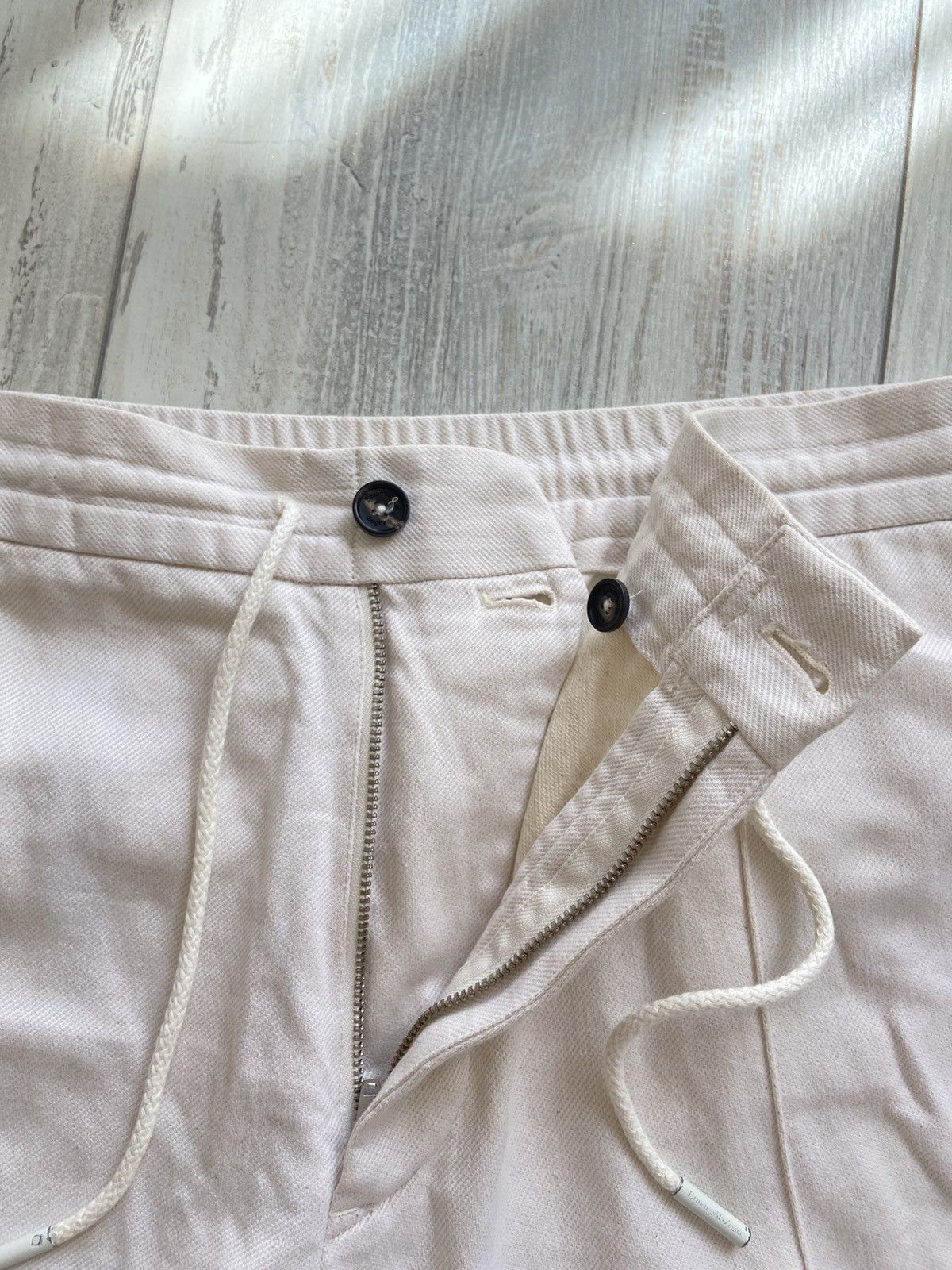 Ermenegildo Zegna Ermenegildo Zegna Cotton Trouthers Size US 38 / EU 54 - 6 Thumbnail