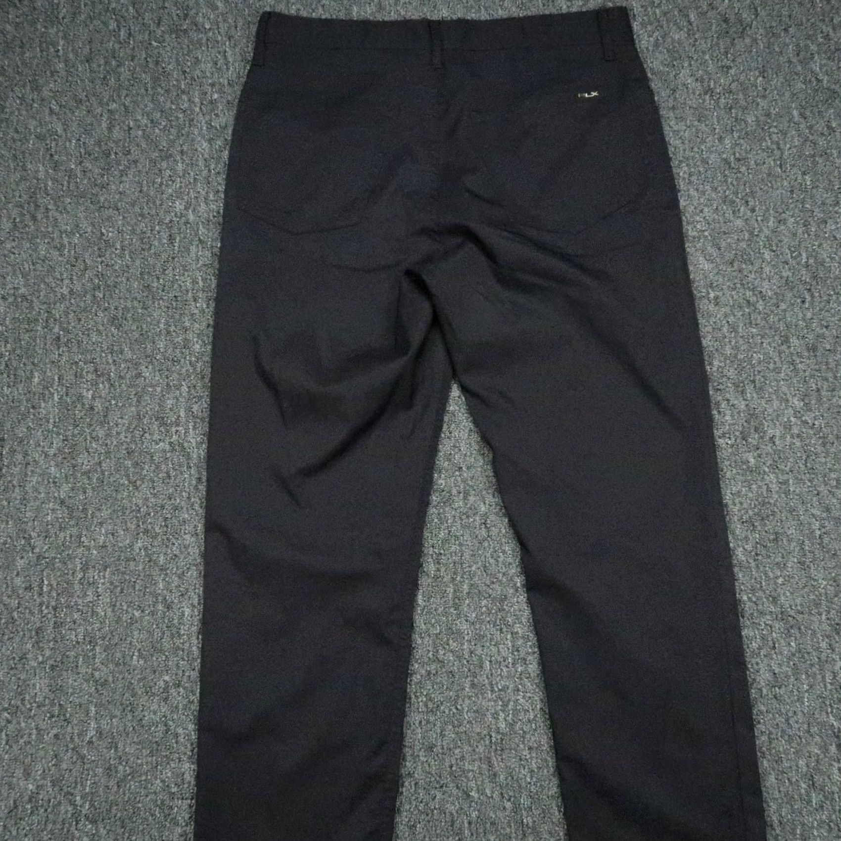 RLX Ralph Lauren Ralph Lauren Pants Mens 31x30 Black Tailored Fit Golf 5 Pocket Trouser Size US 31 - 5 Thumbnail