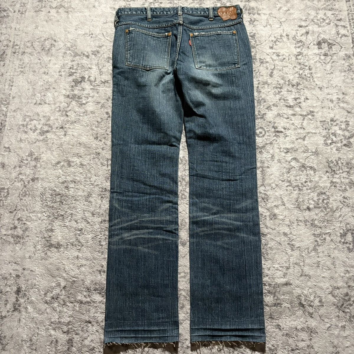 Number (N)ine Number (N)ine SS03 Kurt Cobain Patchwork Blue Jeans | 30 Size US 30 / EU 46 - 6 Thumbnail
