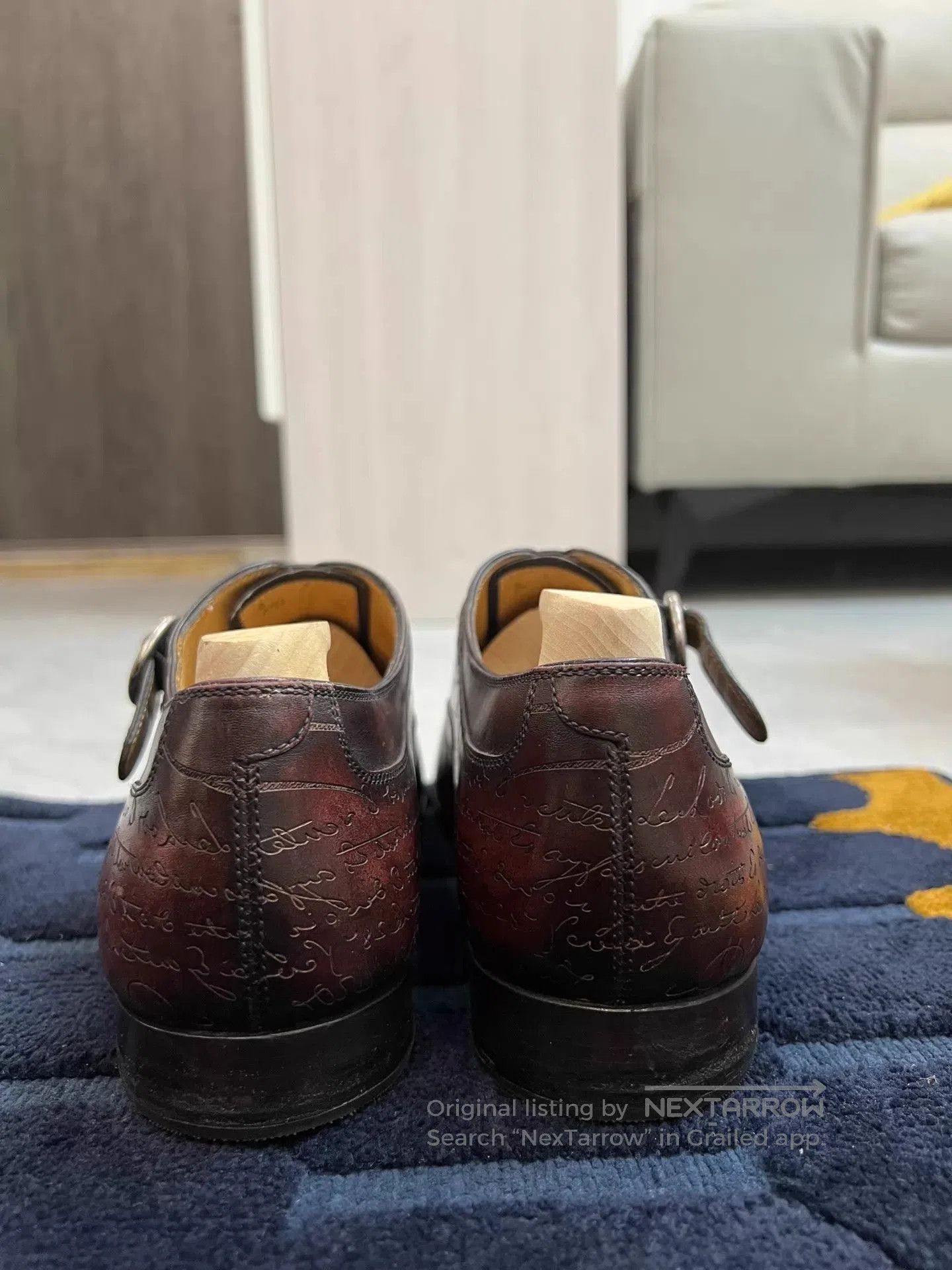 Berluti Brown Leather Formal Shoes with Buckle. Size US 7 / EU 40 - 5 Thumbnail
