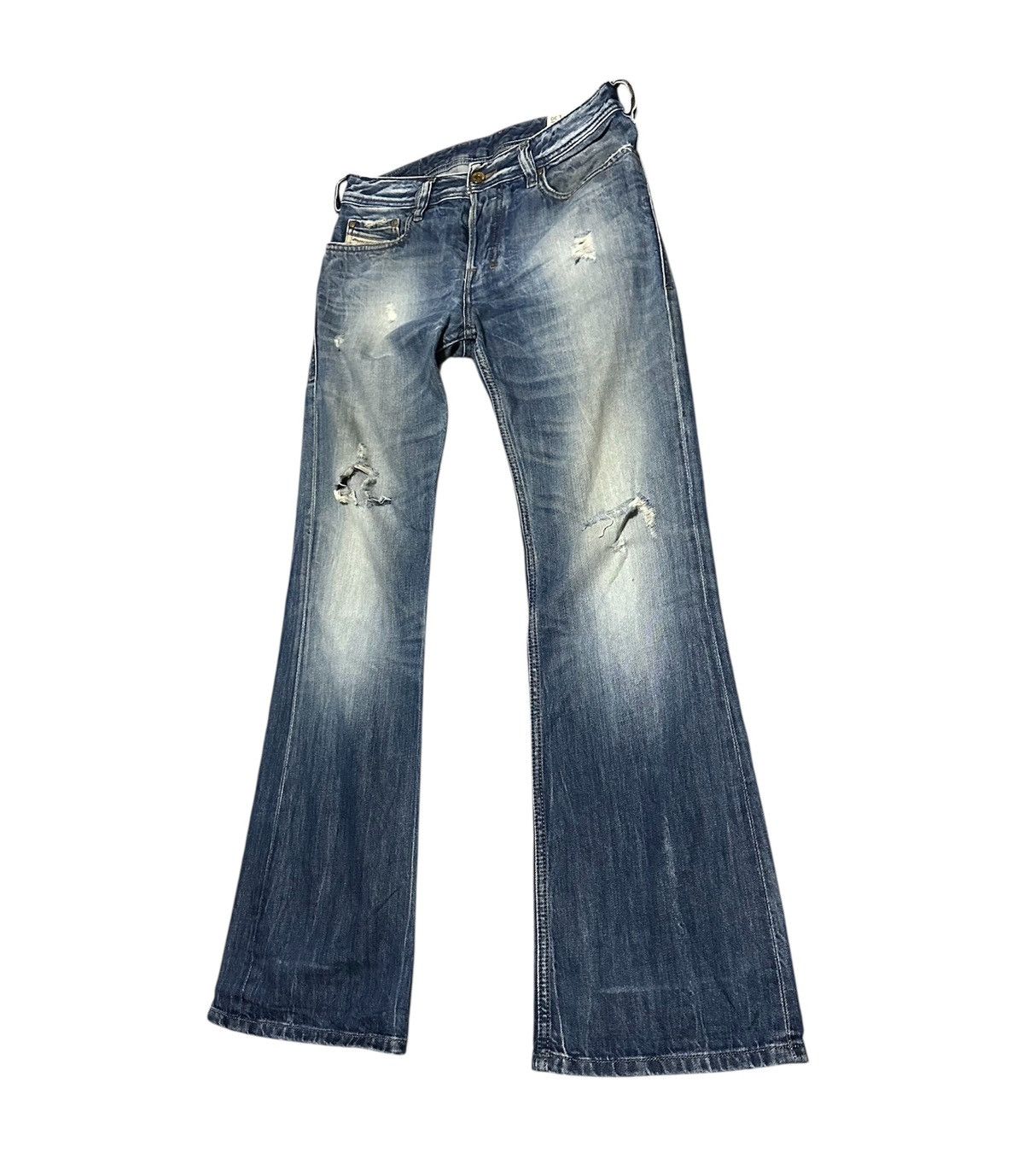 Diesel Vintage Diesel Industry Flare Bell Bottom Bootcut Jeans Size US 30 / EU 46 - 3 Thumbnail