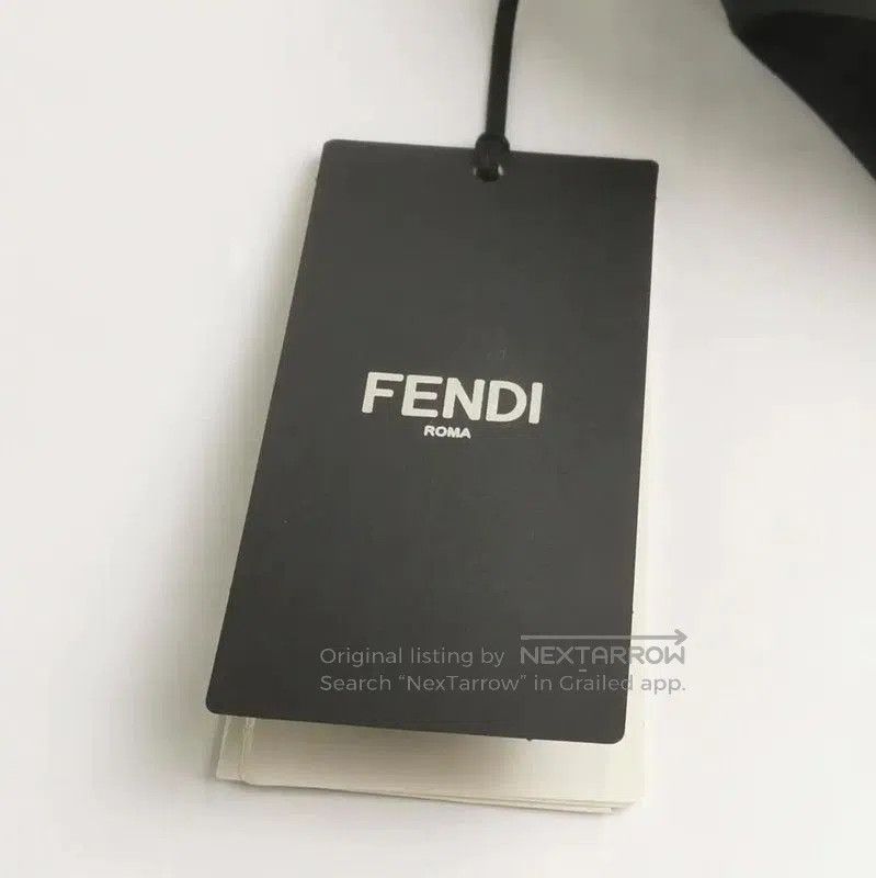 Fendi Fendi Black Wool Embroidered Logo Jacket . Size US M / EU 48-50 / 2 - 7 Thumbnail