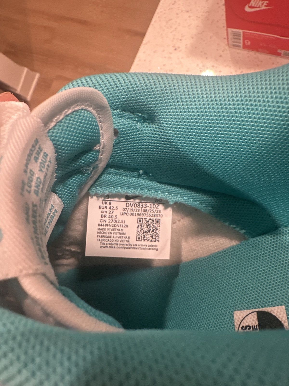 Nike Nike Dunk Low “Miami Dolphins” Size US 9 / EU 42 - 3 Thumbnail