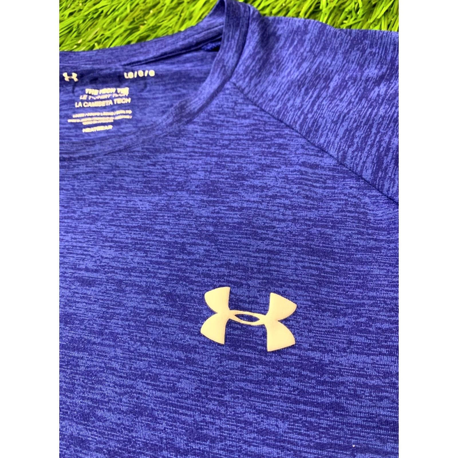 Under Armour UNDER ARMOUR TECH MEN SHIRT T-SHIRT Jersey BLUE 2019 CrossFit Training Loose Fit Short Sleeve Size L Size US L / EU 52-54 / 3 - 3 Thumbnail