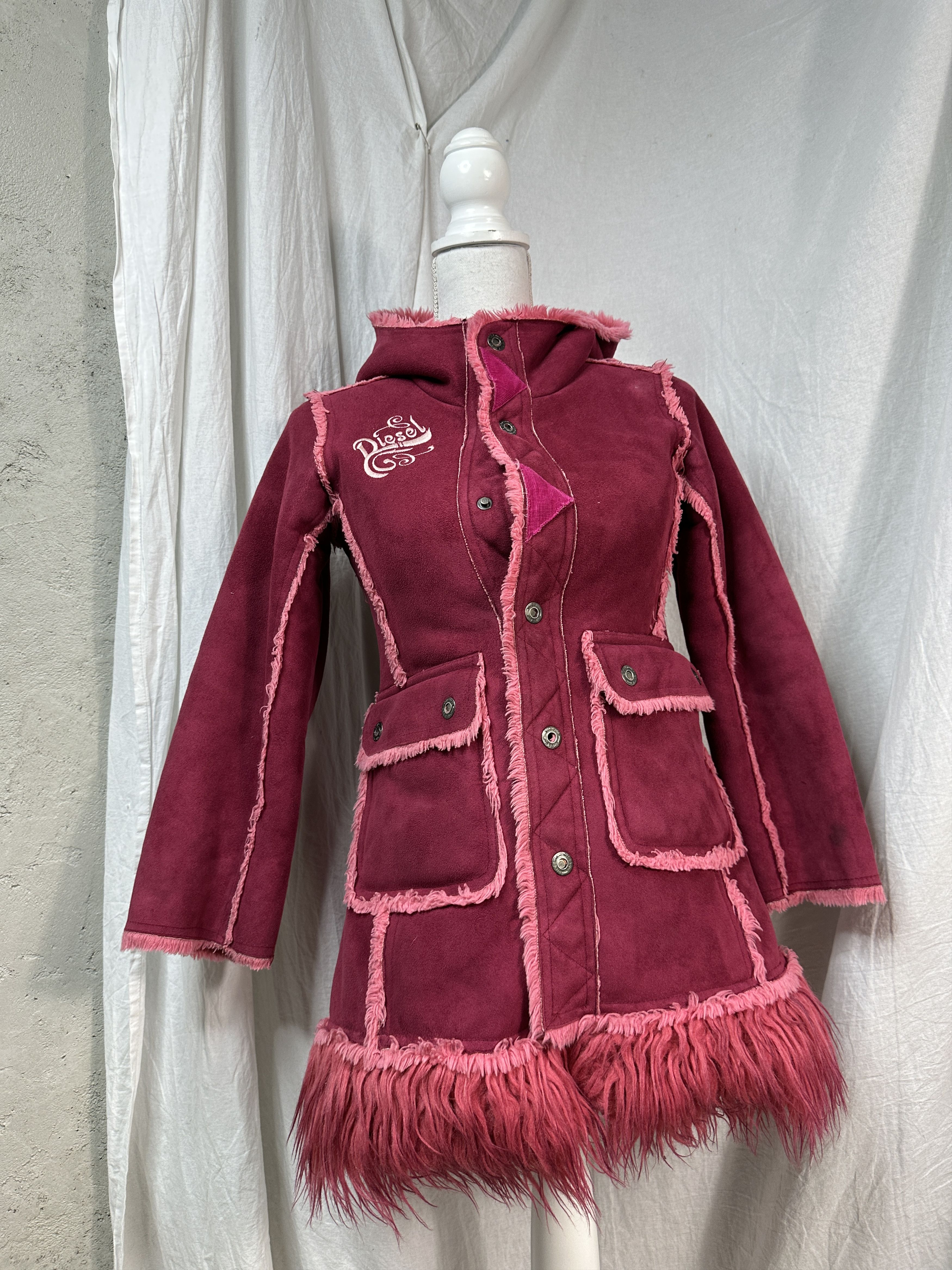 Diesel × Vintage Diesel Penny Lane Vintage Coat Size XXS / US 00 / IT 34 - 5 Thumbnail