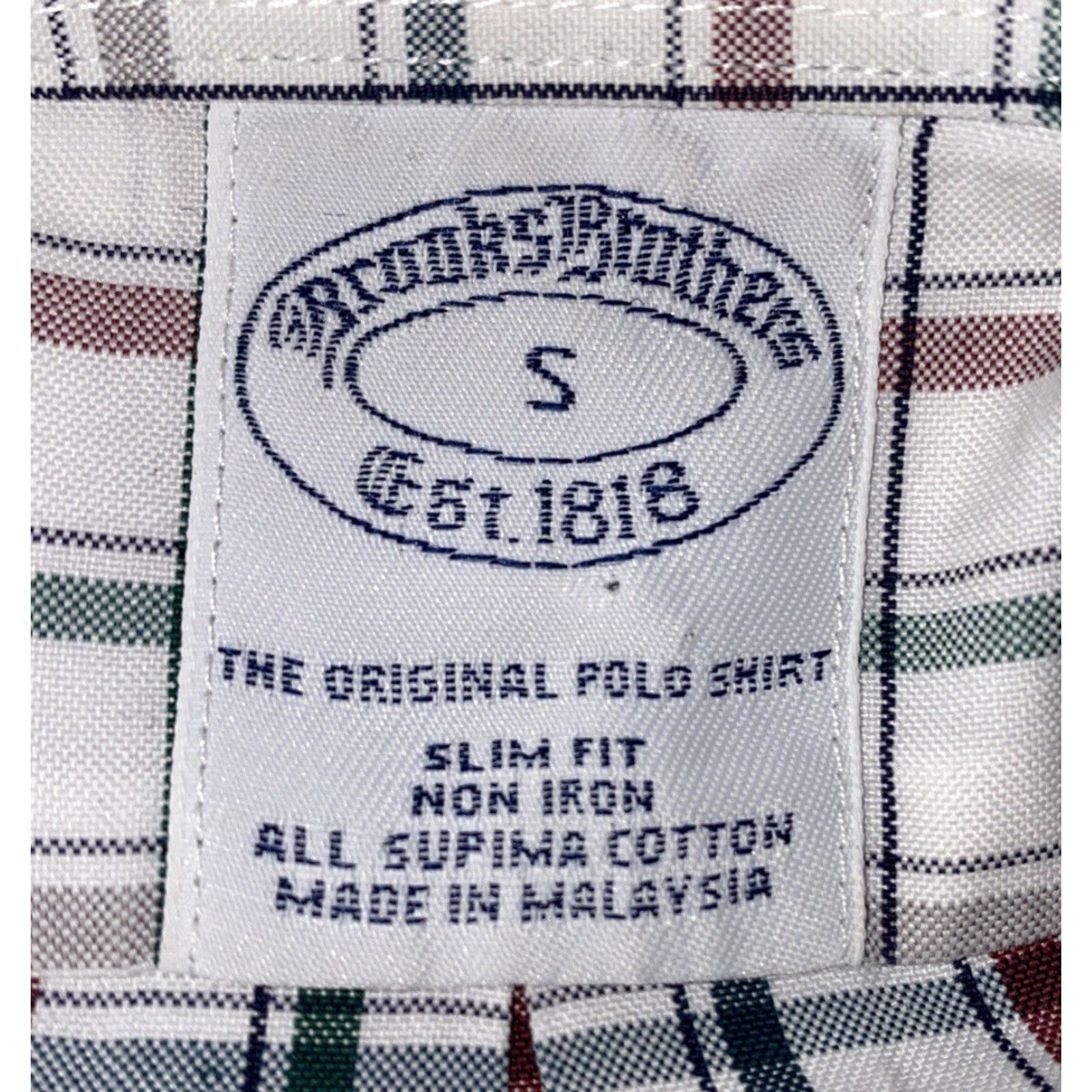 Brooks Brothers Brooks Brothers Mens Plaid Shirt Long Sleeve Casual Button-Down Size S Multicolor Size US S / EU 44-46 / 1 - 6 Thumbnail