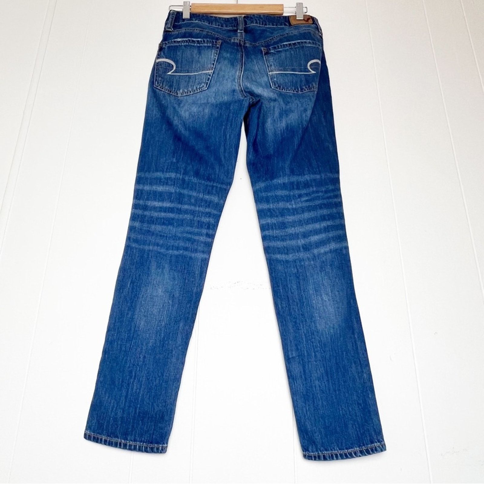 American Eagle Outfitters AEO Button-fly Distressed Patchwork Skinny Jeans Women 2 Size 26" / US 2 / IT 38 - 3 Thumbnail