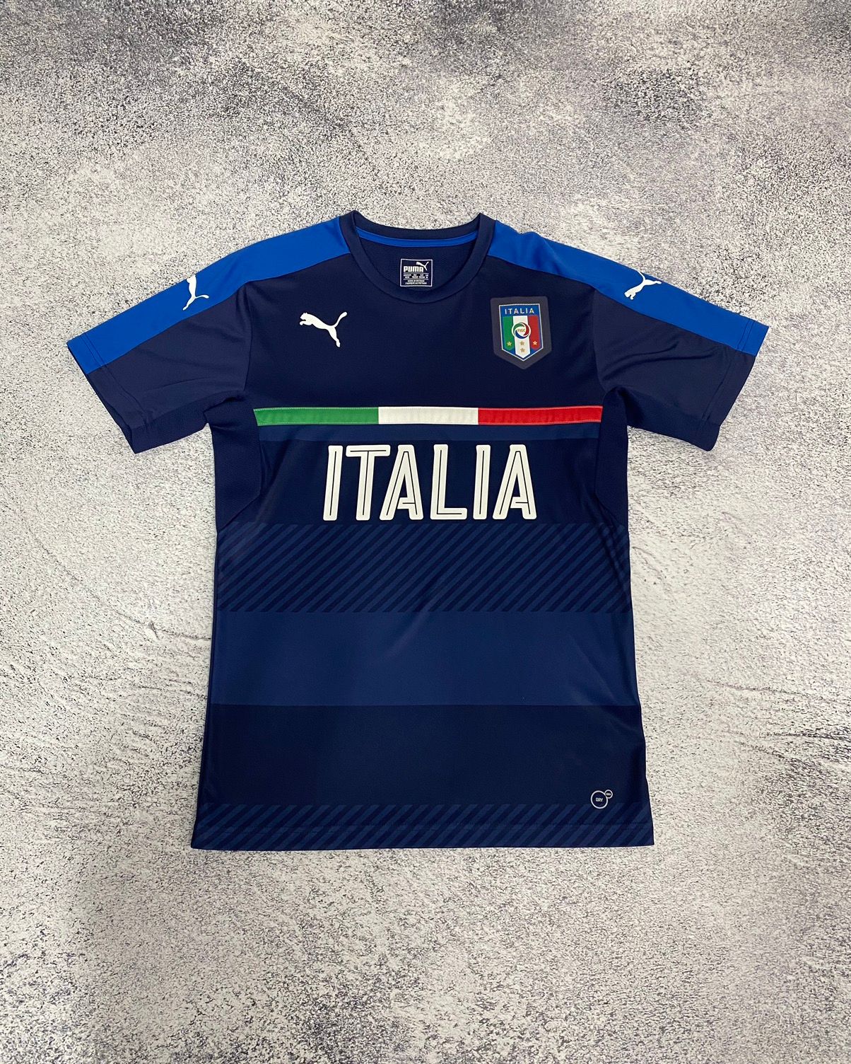 Pre-owned Puma X Soccer Jersey Puma Italy 2016 2017 Training Football Shirt Soccer Jersey In Blue