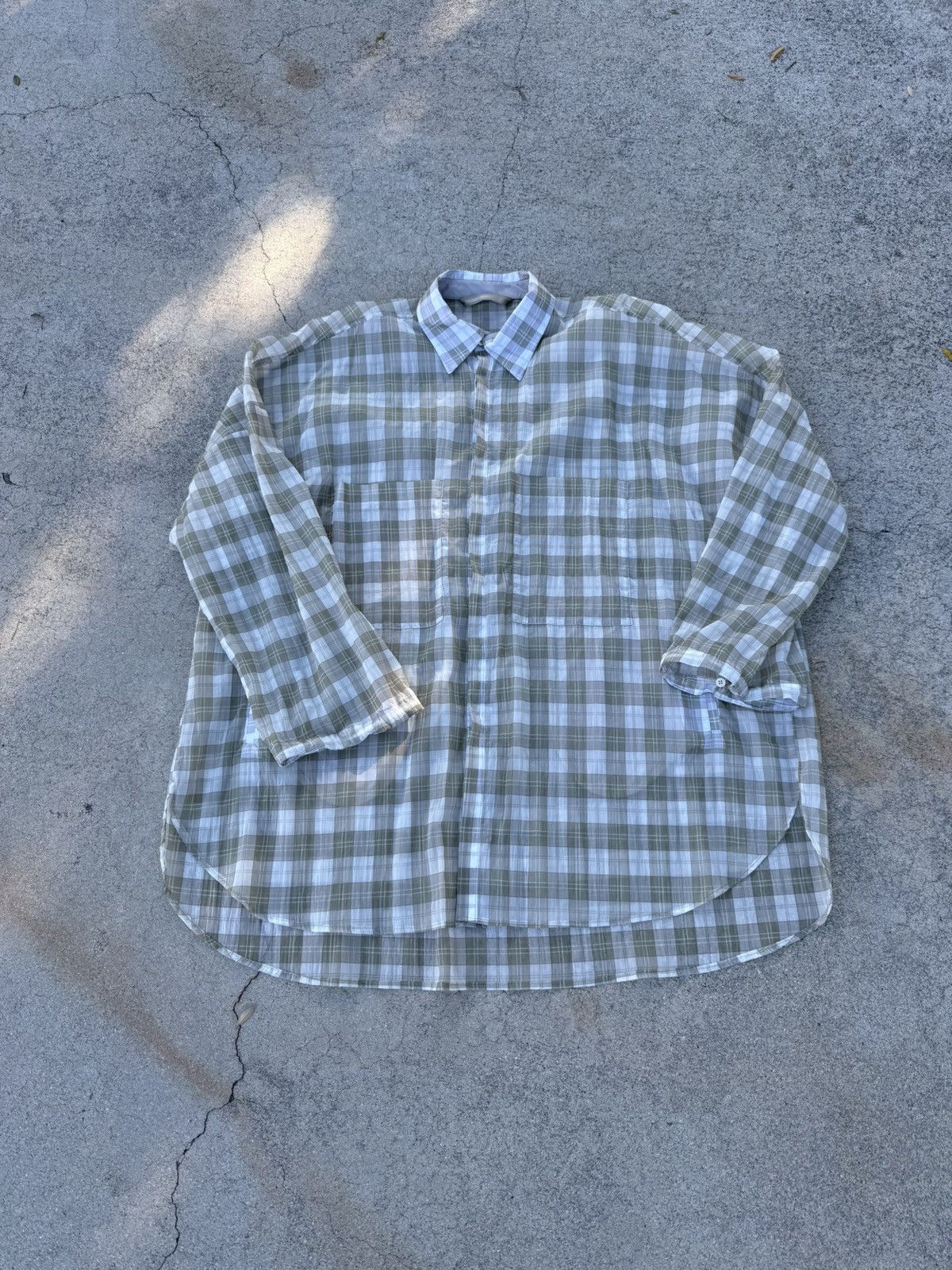 Other Plaid Smooth Button Up Size US XL / EU 56 / 4 - 1 Thumbnail