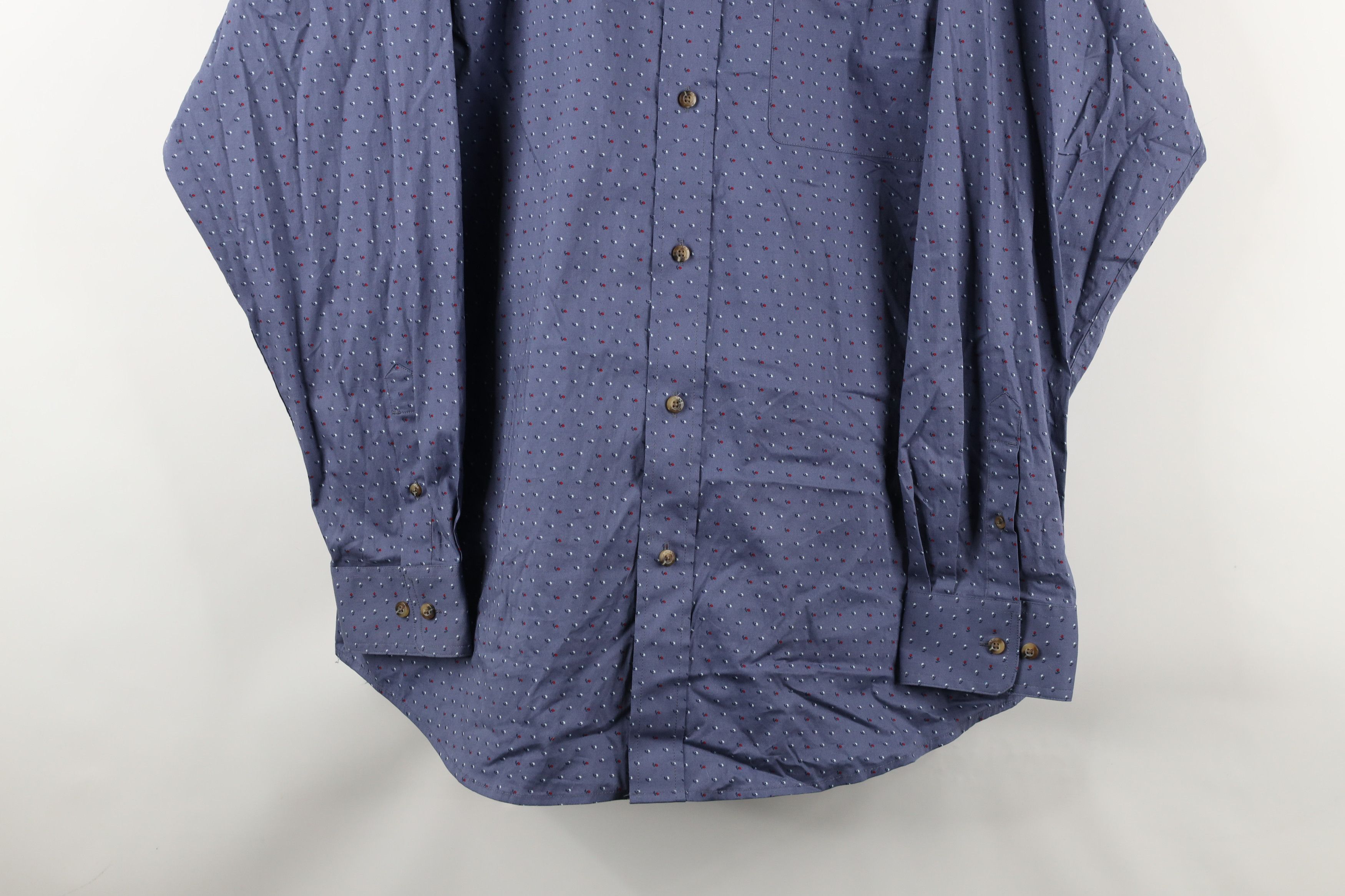 Ariat × Vintage Ariat All Over Print Stretch Collared Button Down Shirt Size US XL / EU 56 / 4 - 3 Thumbnail