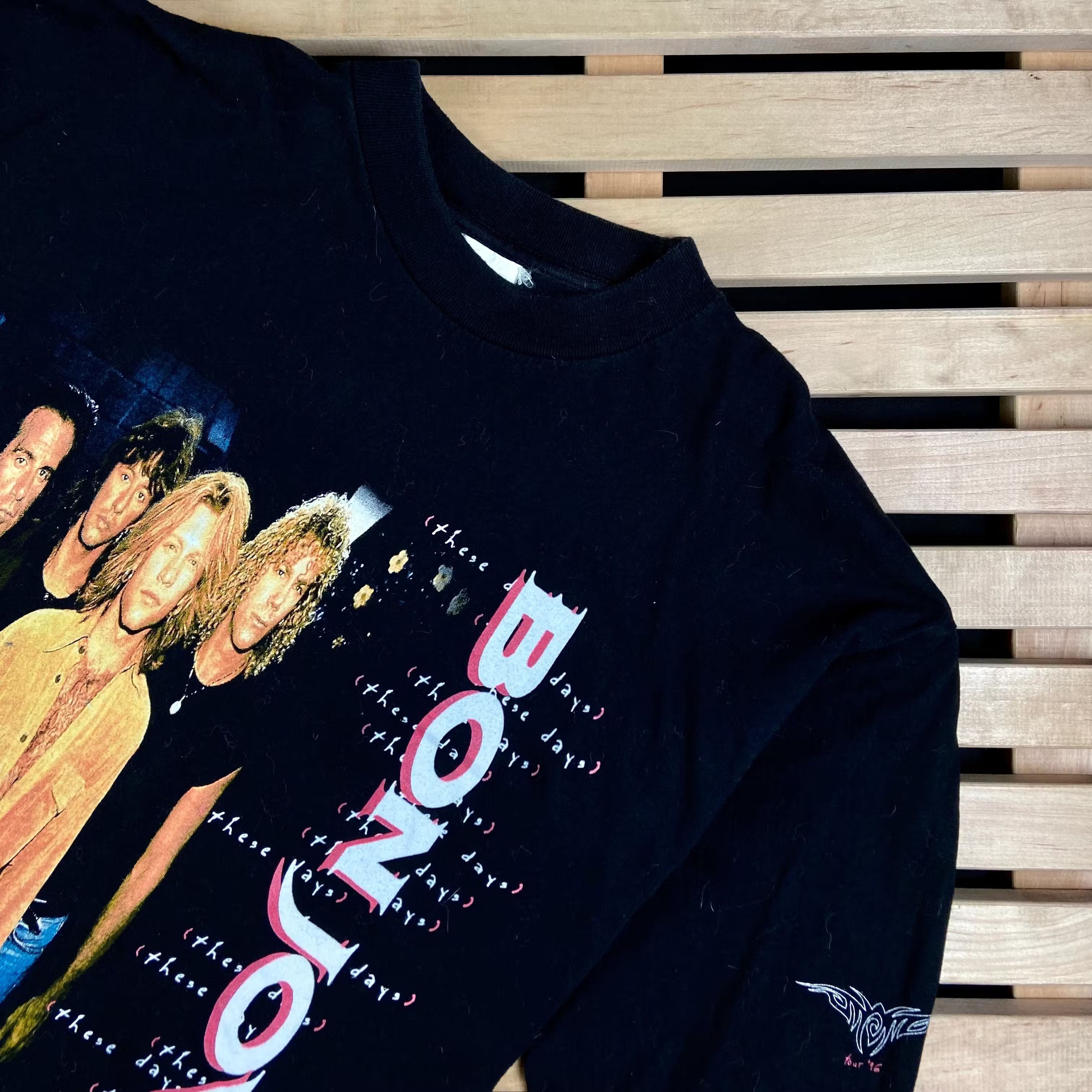 Band Tees Mens Vintage T Shirt Bon Jovi 1996 Size XL Size US XL / EU 56 / 4 - 2 Thumbnail