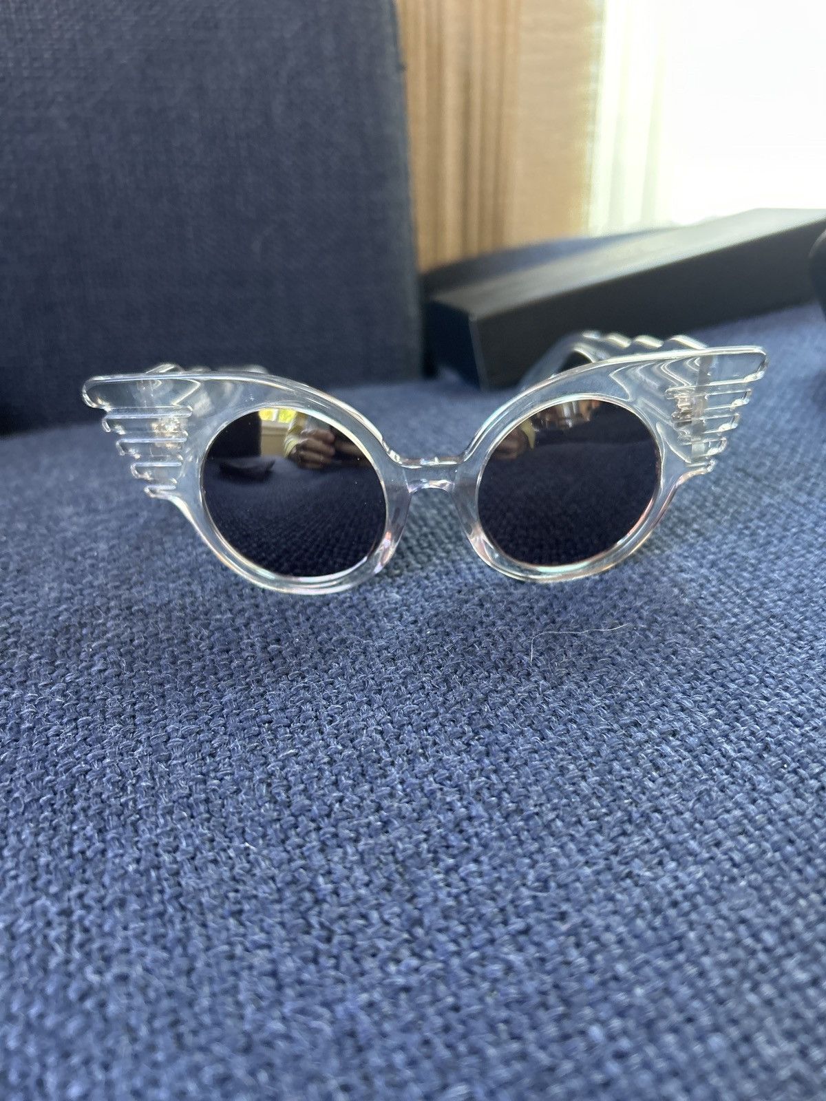 Jeremy Scott × Linda Farrow Jeremy Scott x Linda Farrow Iconic Sunglasses Size ONE SIZE - 1 Thumbnail