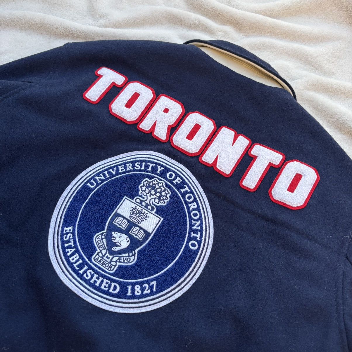 October's Very Own OVO x University of Toronto Navy Varsity Jacket Size US M / EU 48-50 / 2 - 5 Thumbnail
