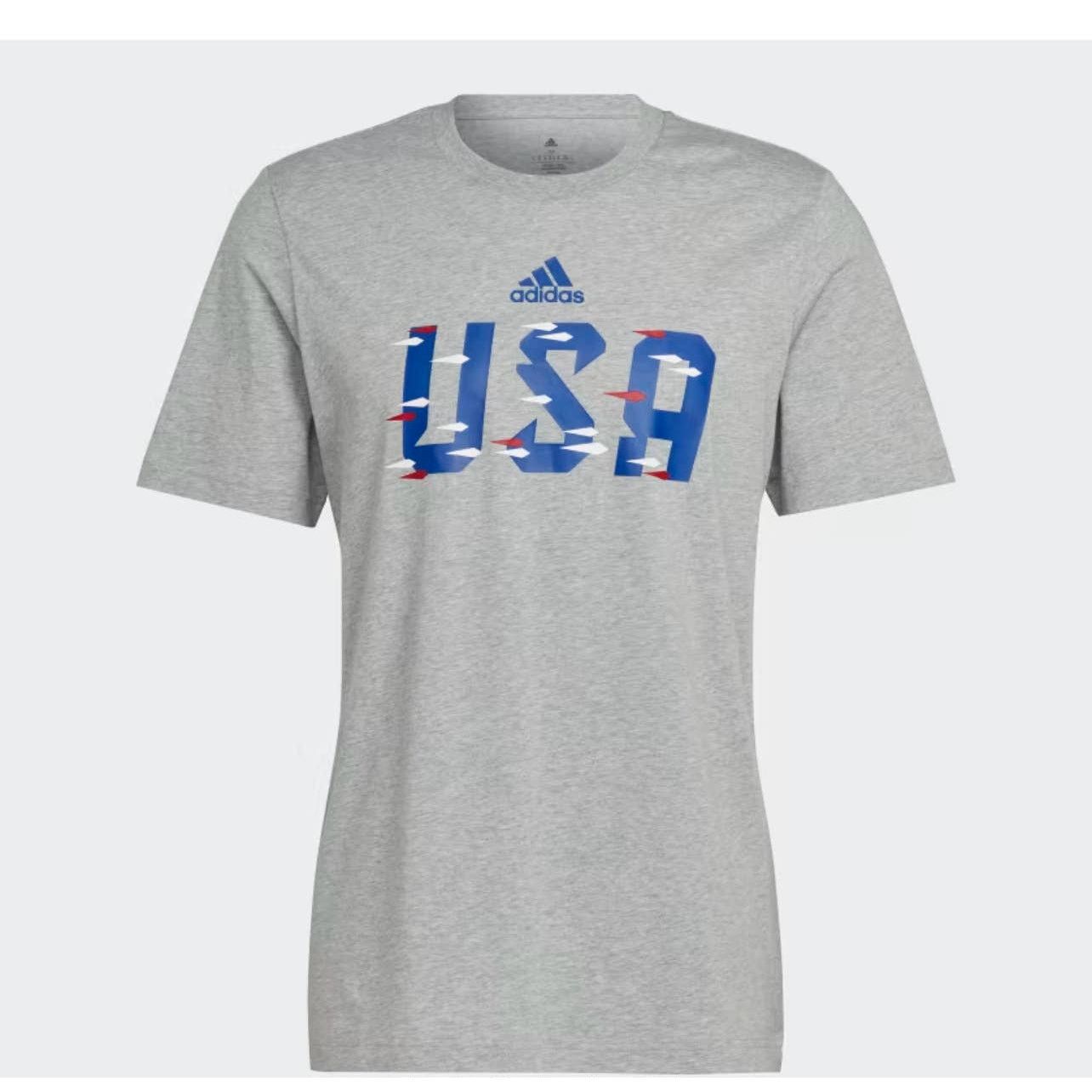 Adidas NWT Adidas FIFA World Cup 2022 Grey USA Tee Mens Sz S HD6373 Size US S / EU 44-46 / 1 - 1 Thumbnail