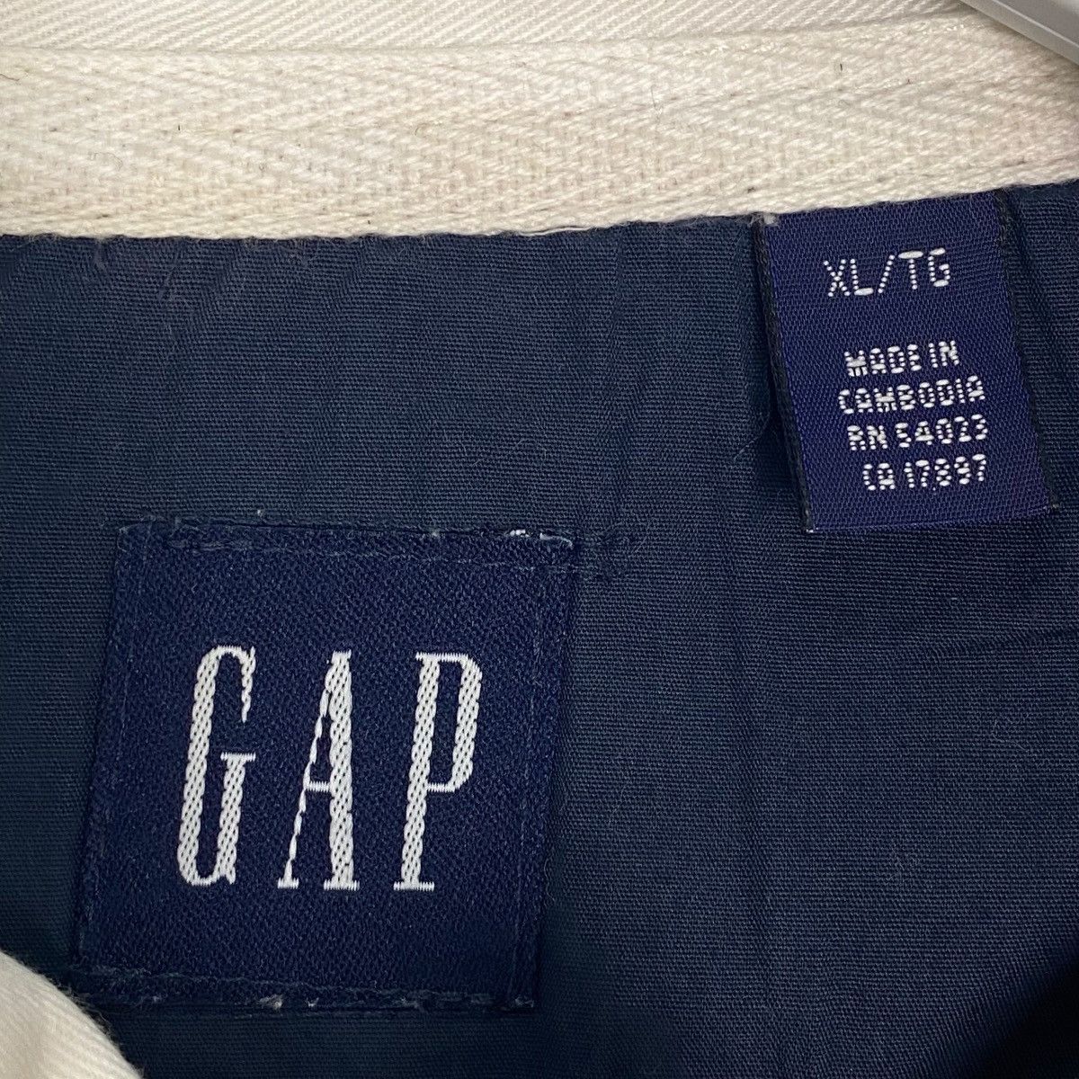 Vintage Vintage GAP Rugby Collar Shirt Striped Longsleeve Size XL Size US XL / EU 56 / 4 - 6 Thumbnail