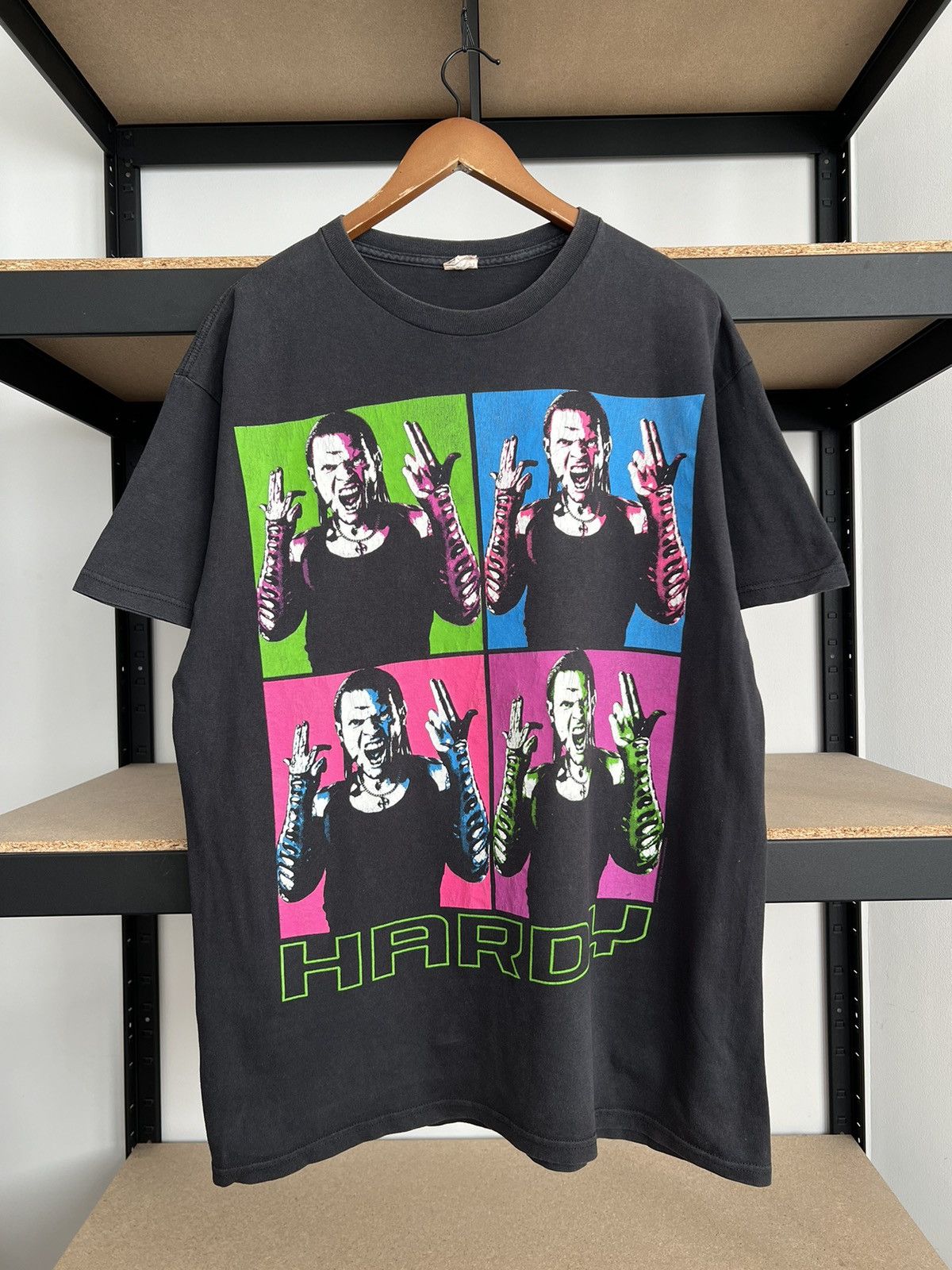 WWE Vintage 2000s Jeff Hardy WWE Wrestling Graphic Y2k T-shirt Size US XL / EU 56 / 4 - 1 Thumbnail