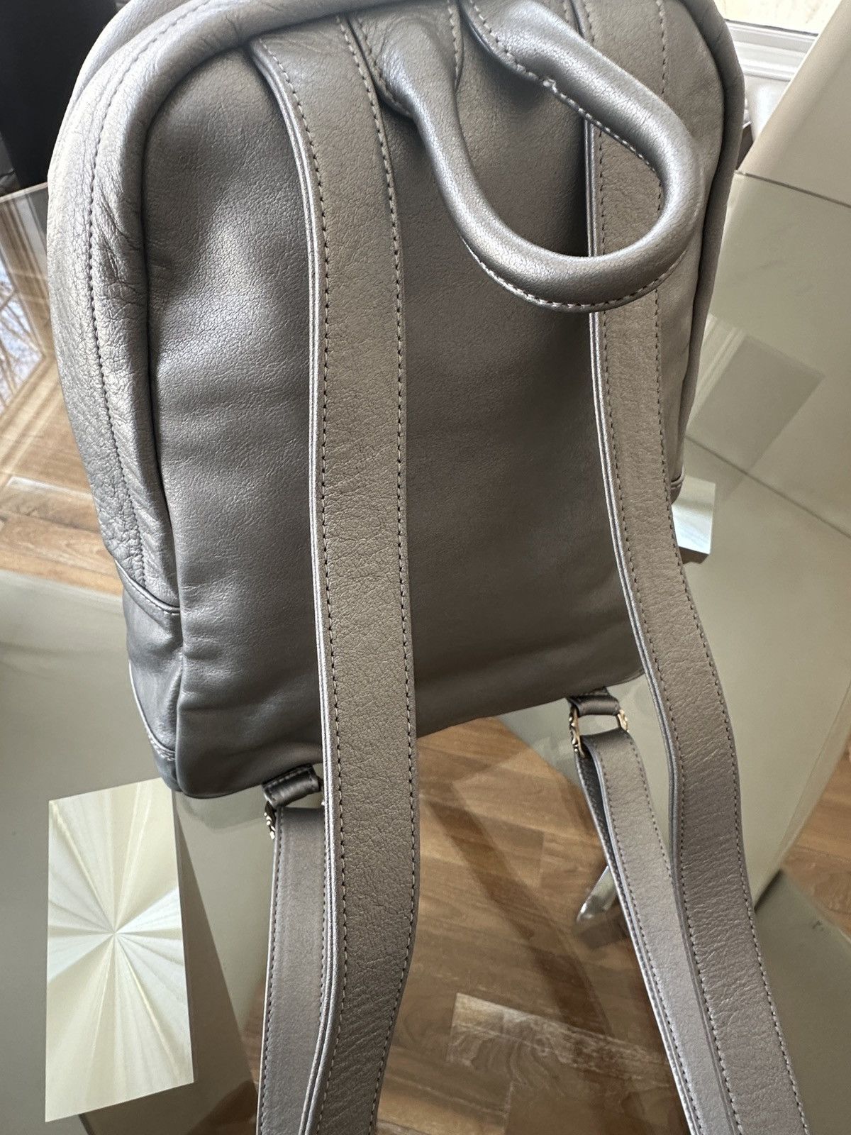 Chrome Hearts Chrome Hearts leather backpack in metalic silver Size ONE SIZE - 10 Thumbnail