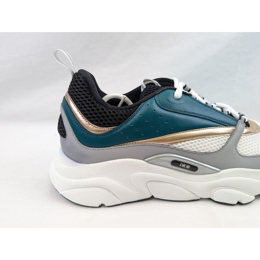 Dior o1rshd1 B22 Calf Mesh Sneakers in Water Green Size US 13 / EU 46 - 4 Thumbnail