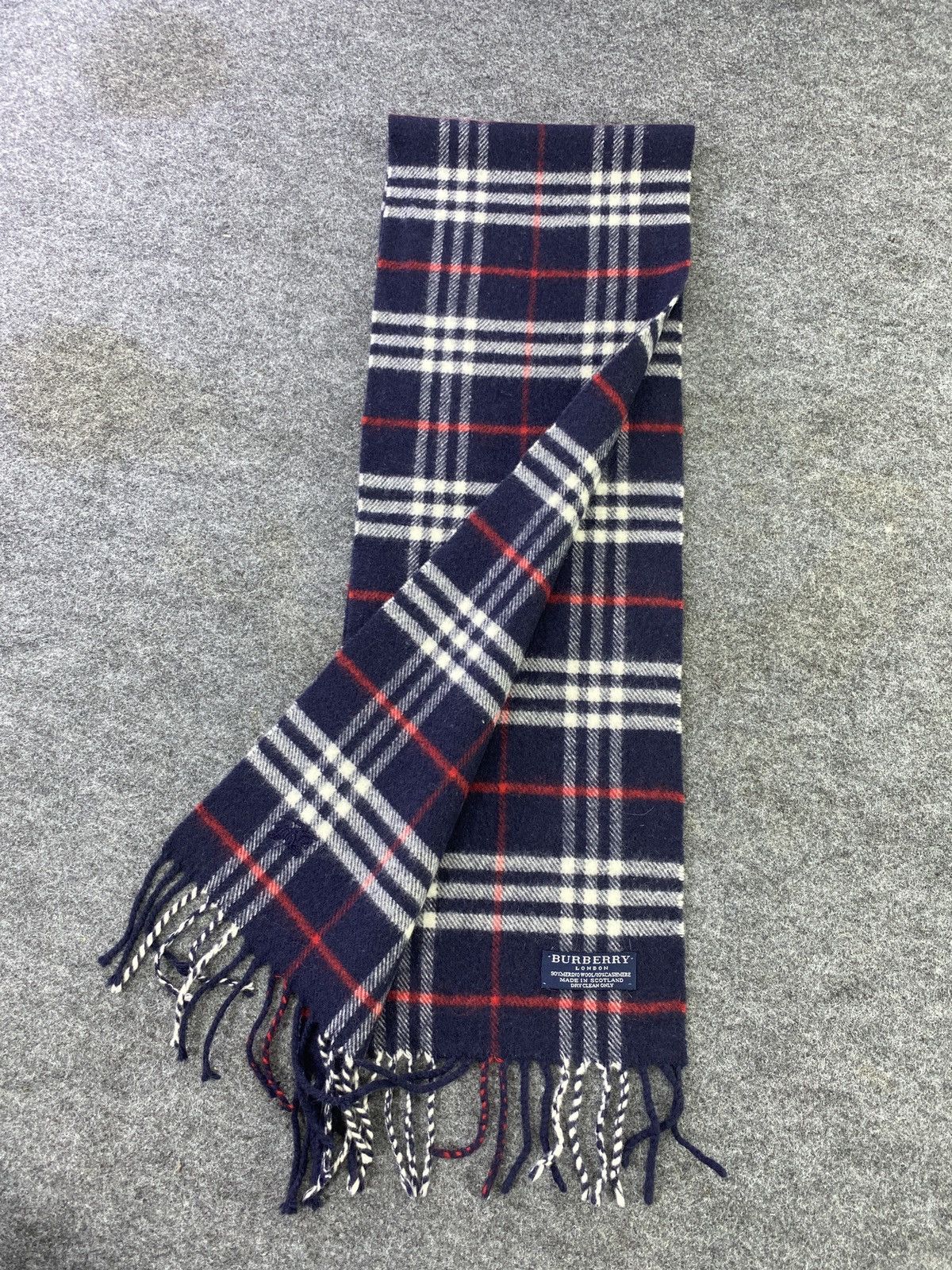 Burberry × Vintage VINTAGE BURBERRY Scarf / Muffler / Neckwear -T509 Size ONE SIZE - 4 Thumbnail